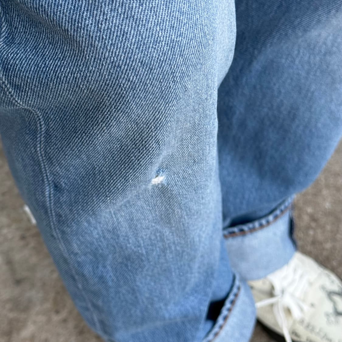 리바이스 프리미엄 501 스트레이트 핏 데님 팬츠 36 상품이미지10