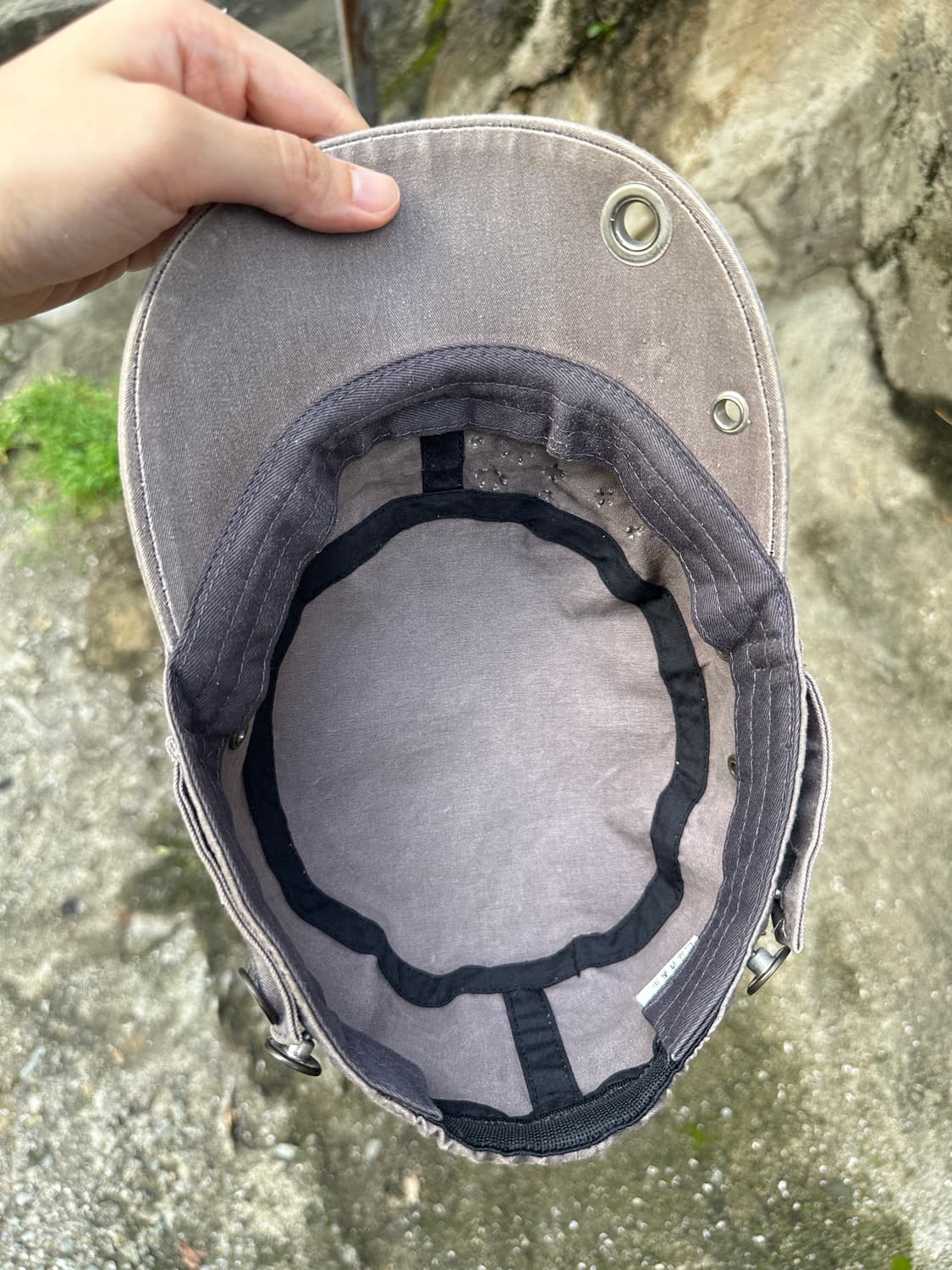 None vintage stud distressed cap 상품이미지7