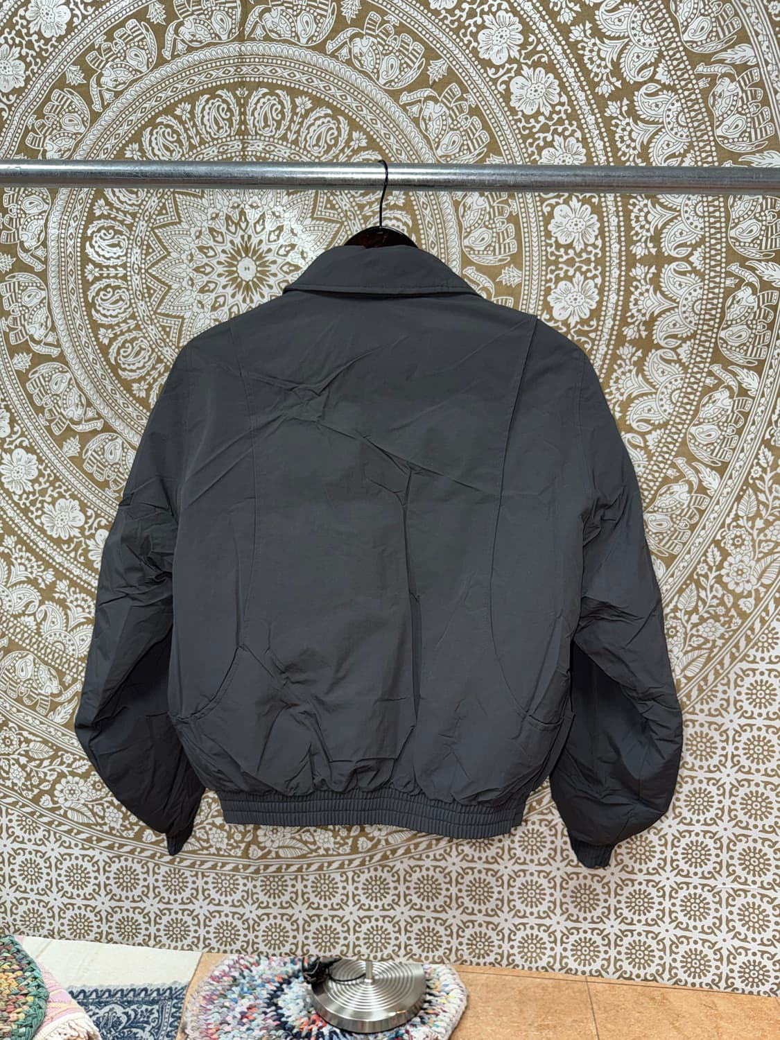 커스텀어클락 cocl 사이드디테일 블루종 봄버 숏점퍼  상품이미지6