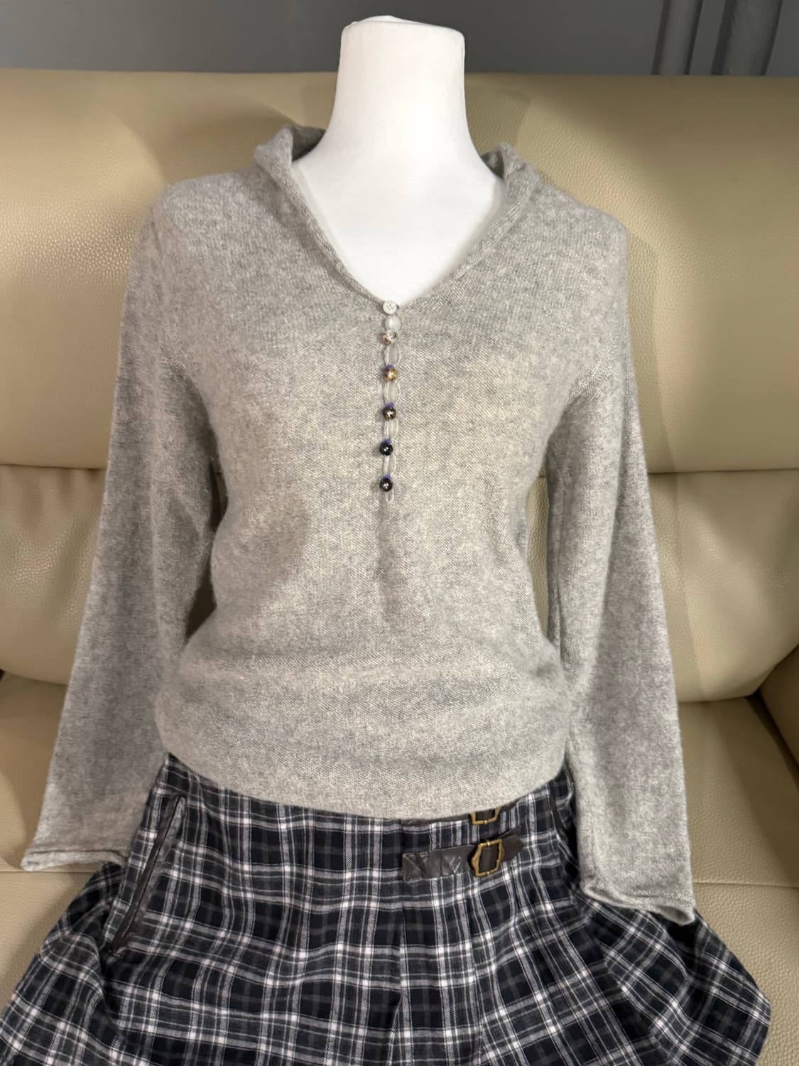 Kawaii preppy girl codi set 상품이미지2