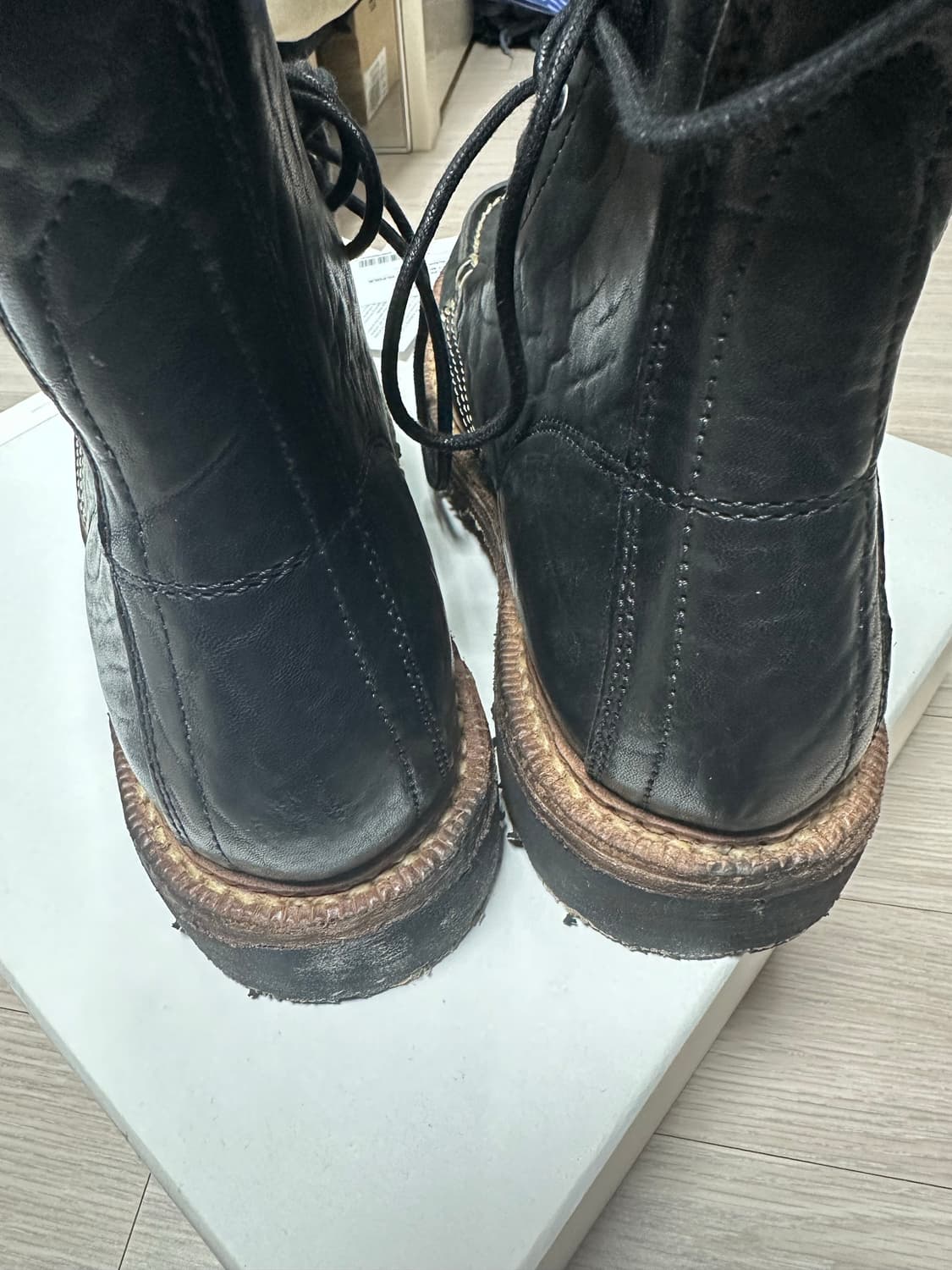 [9] 비즈빔 24Scout Moc Boots 스카우트부츠 블랙 새상 상품이미지2