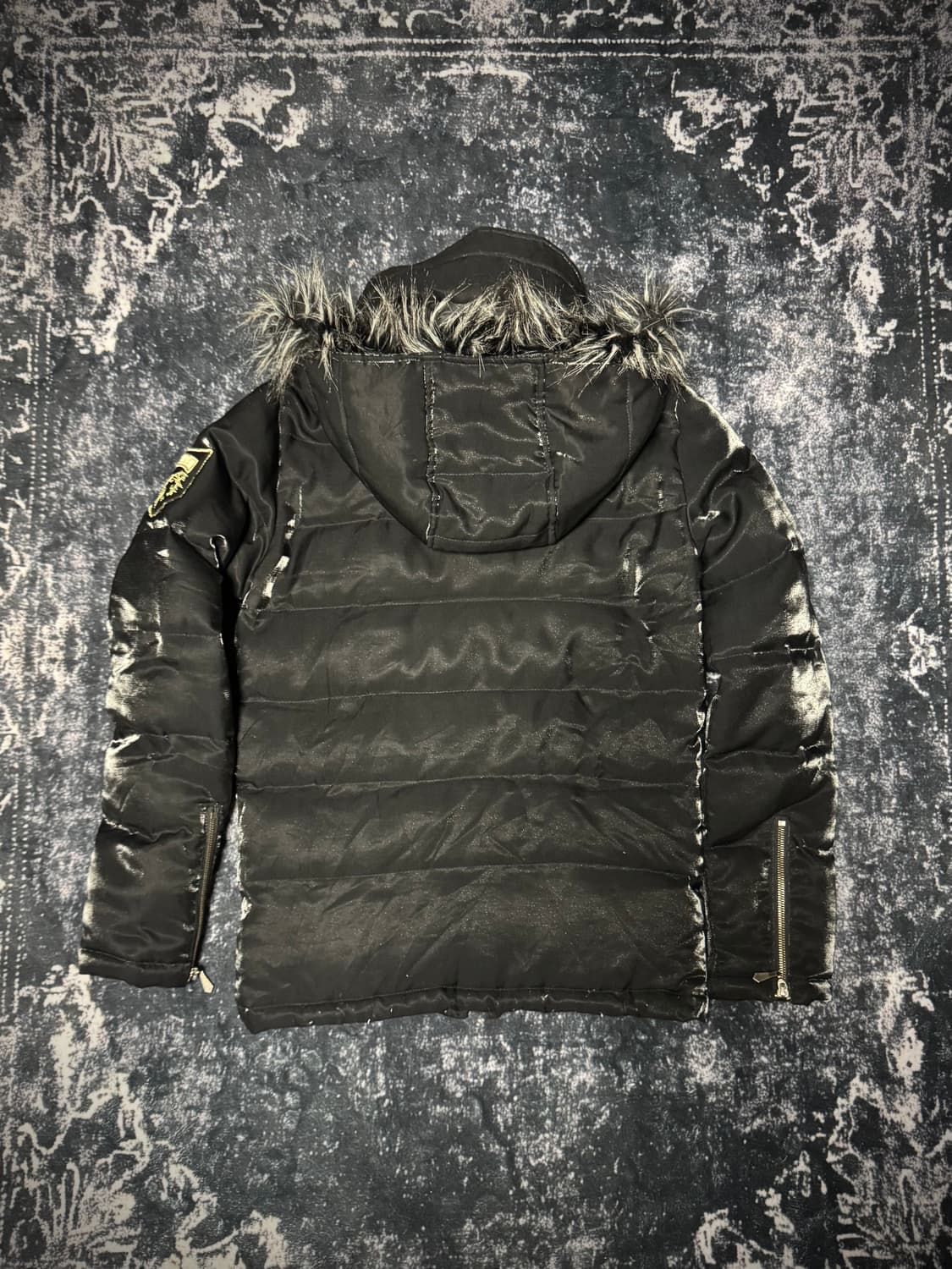 MIDAS Down Jacket Double Zip Glossy Blac 상품이미지5