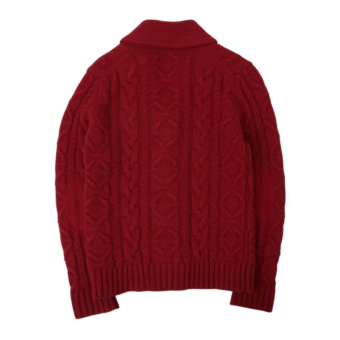 라코스테 레드 피셔 케이블 니트 숄카라 가디건 상품이미지5