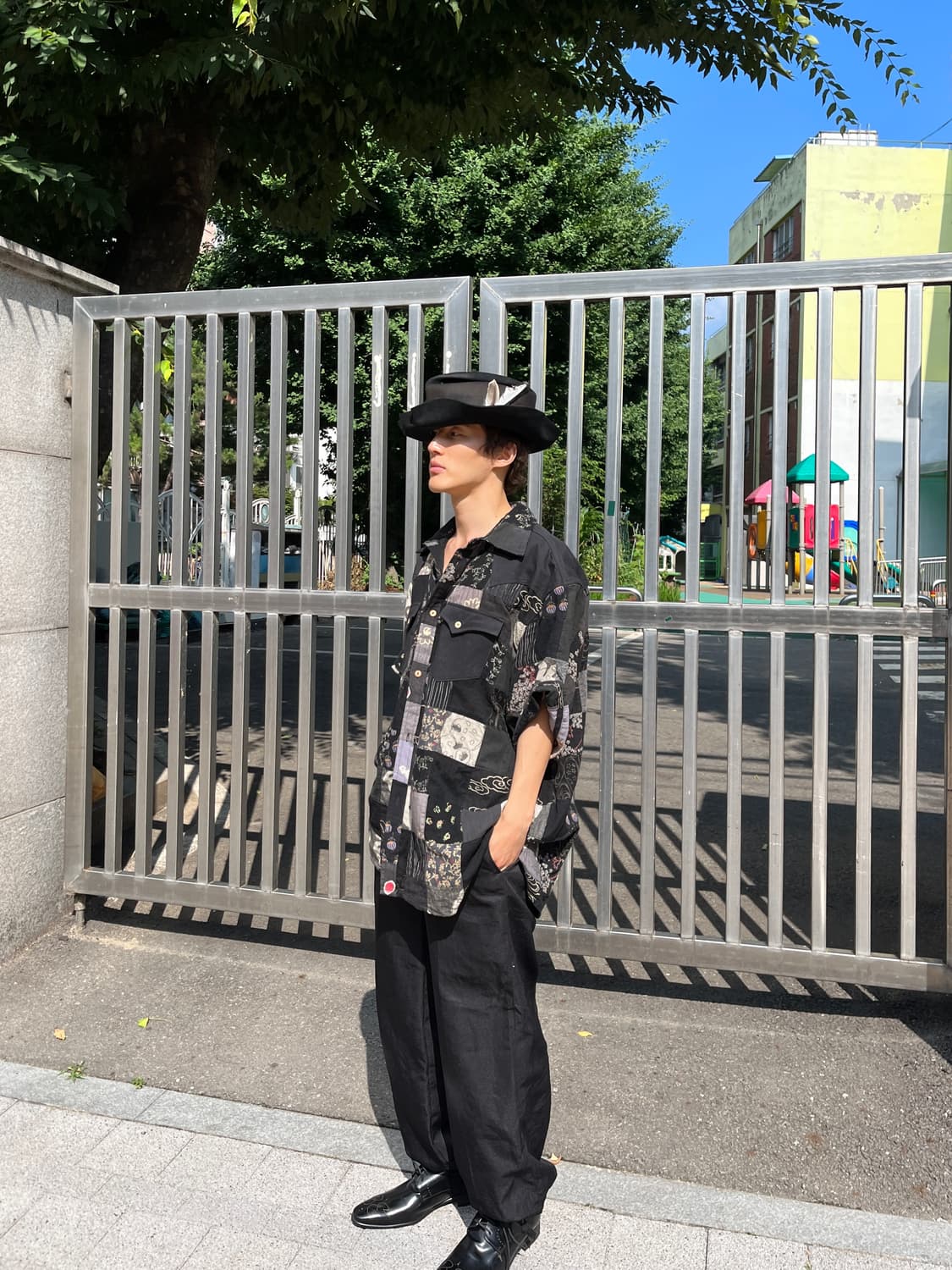 japanese patch work shirts 후루츠패밀리