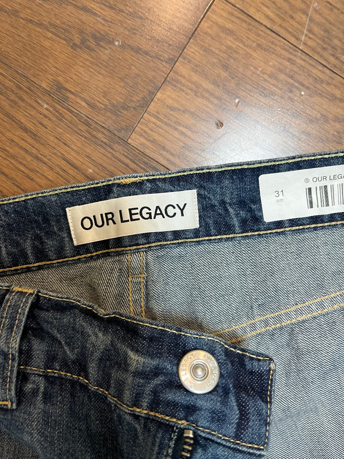 아워레가시 바스트컷 빈티지 리페어 데님 31사이즈 상품이미지5