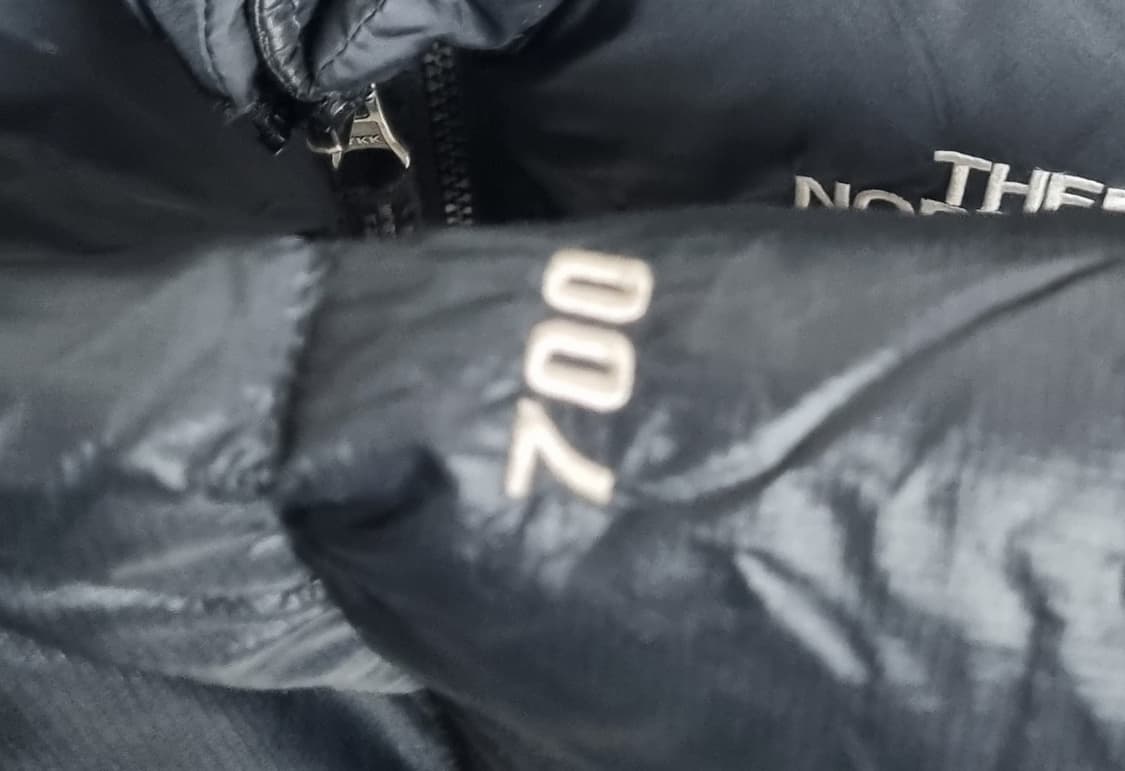 M (95) 노스페이스 700 블랙 눕시 구스다운 패딩 상품이미지5
