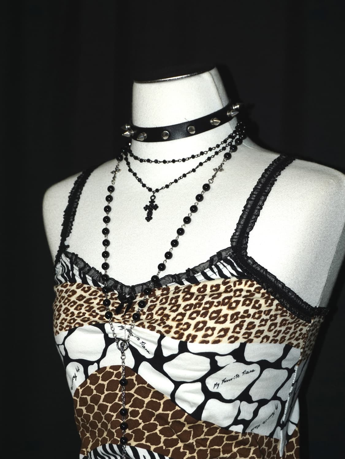 frill gyaru sleeveless  상품이미지3