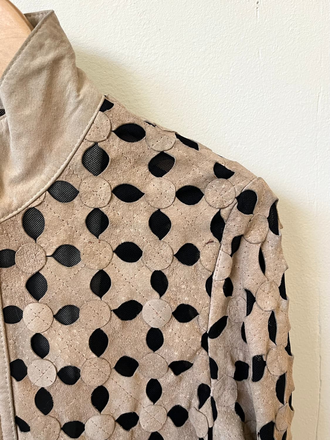 North beach 가죽 도트 자켓 상품이미지8