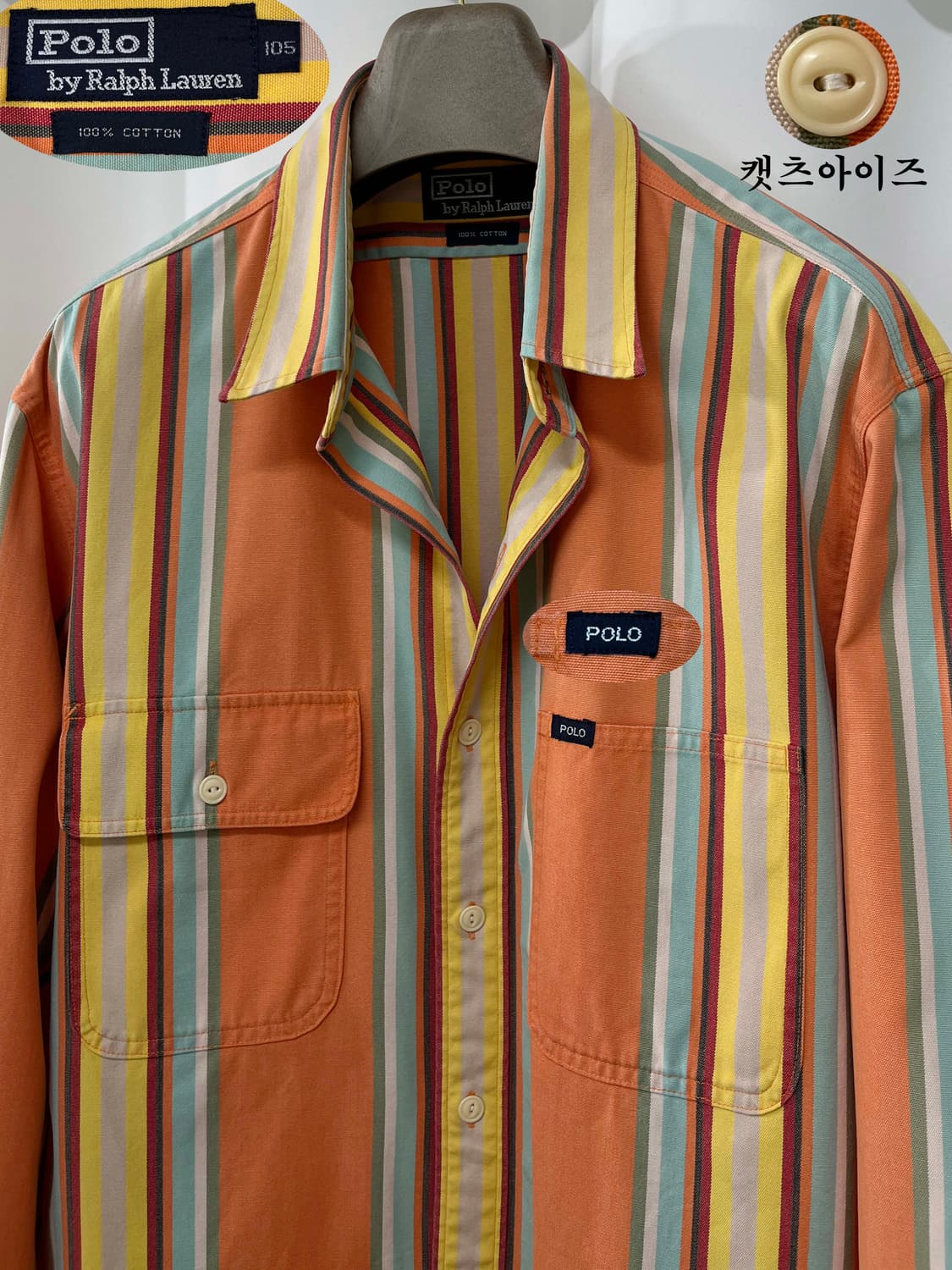 80's 폴로 랄프로렌 웨스턴 던가리 워크셔츠 자켓 상품이미지4