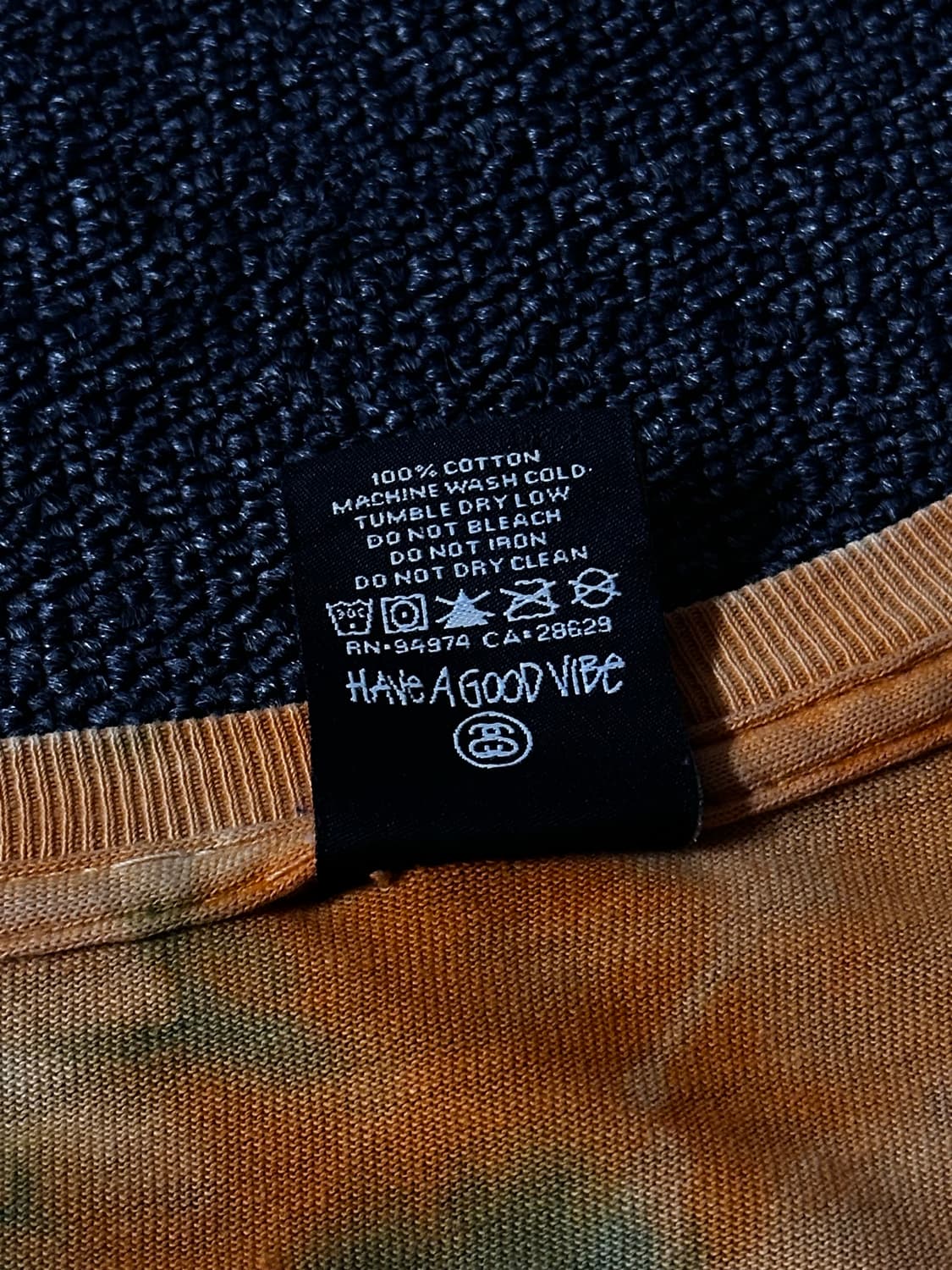 스투시 Stussy 타이다이 시티 로고 티셔츠 상품이미지5