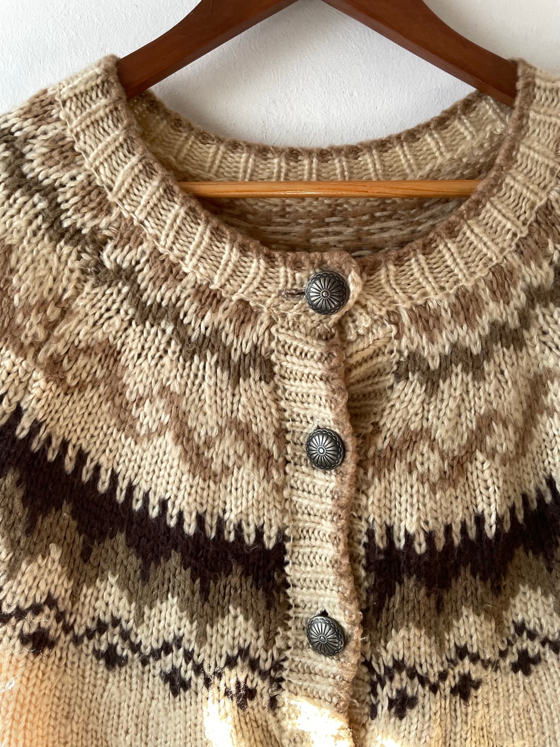 90's JPN Vintage Knit Cardigan 상품이미지4