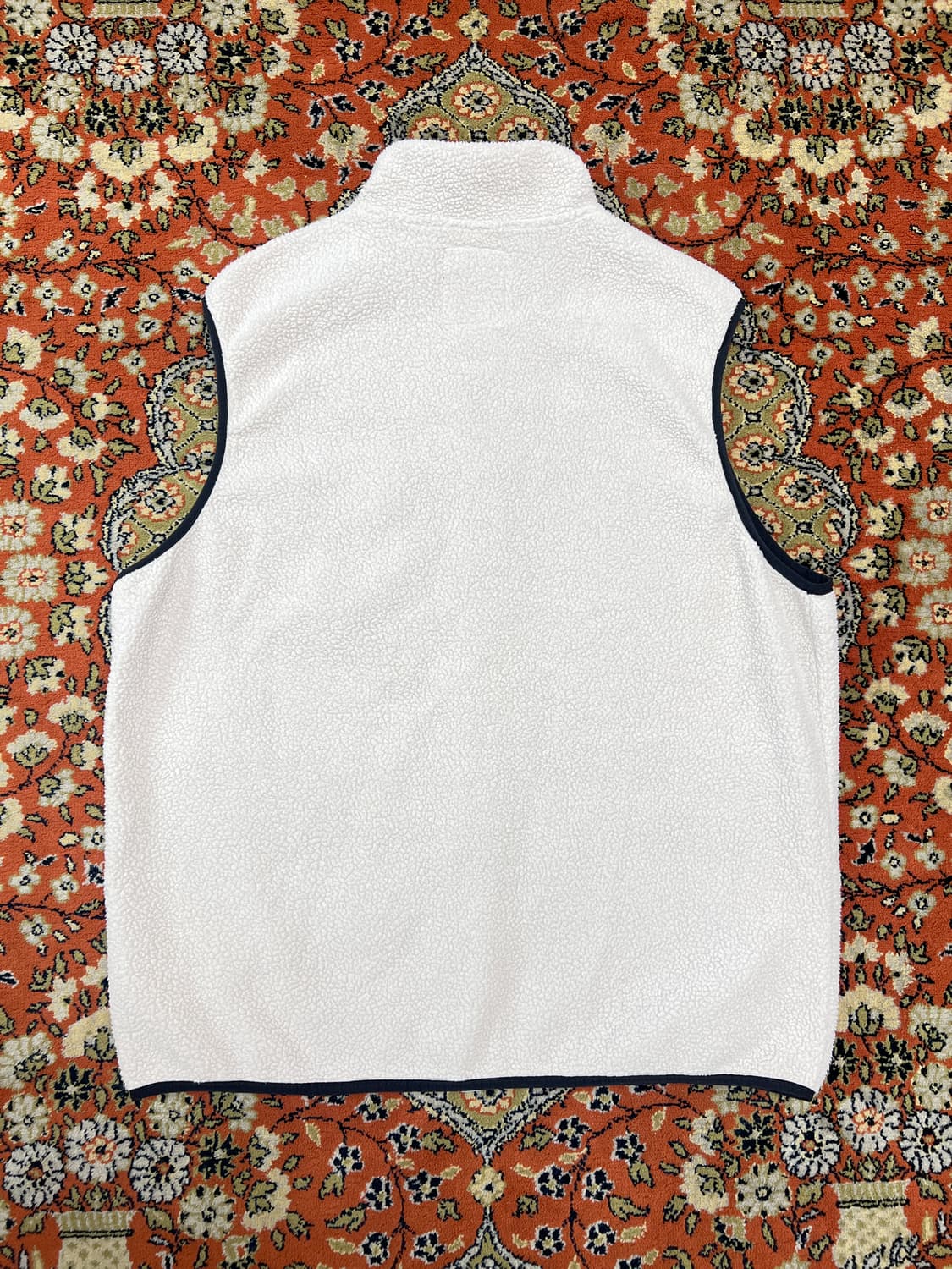 Columbia 플리스 베스트 화이트/스카이블루 XXL (110) 상품이미지3