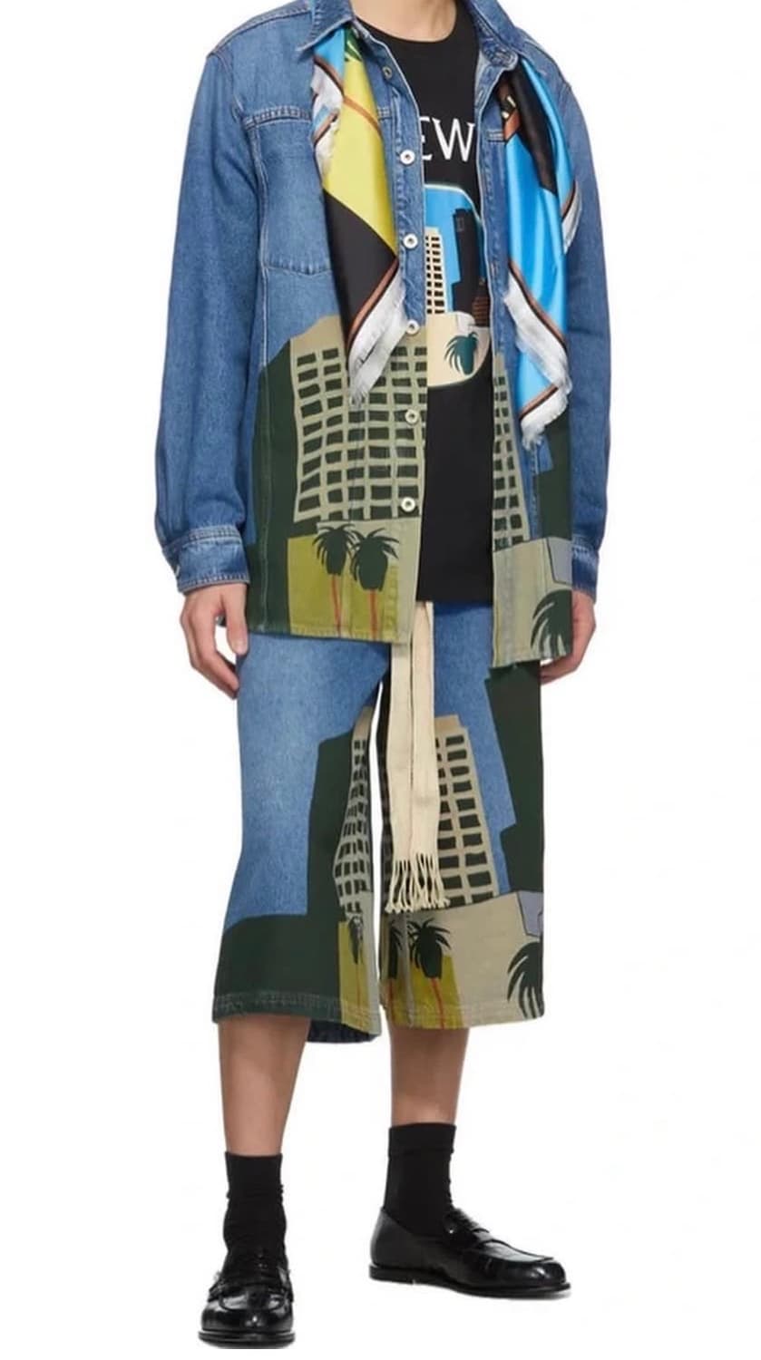 로에베 ken price LA 데님 자켓 상품이미지2