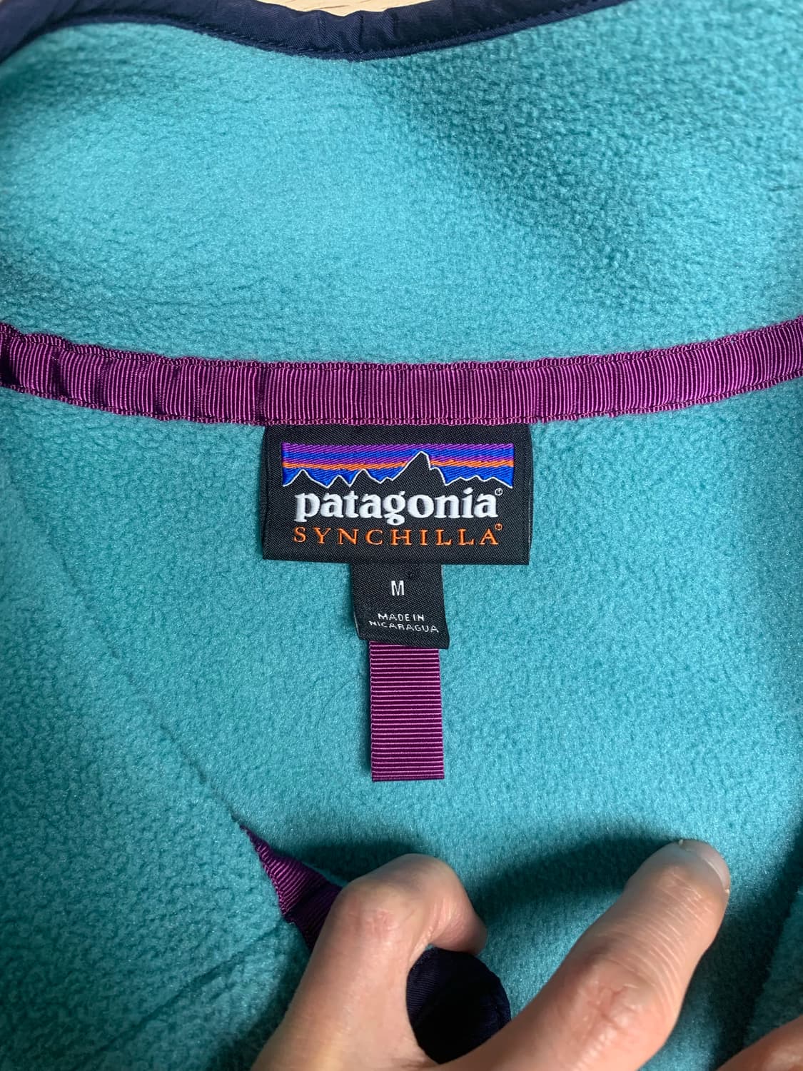 (M)파타고니아 신칠라 민트색상 판매 상품이미지4