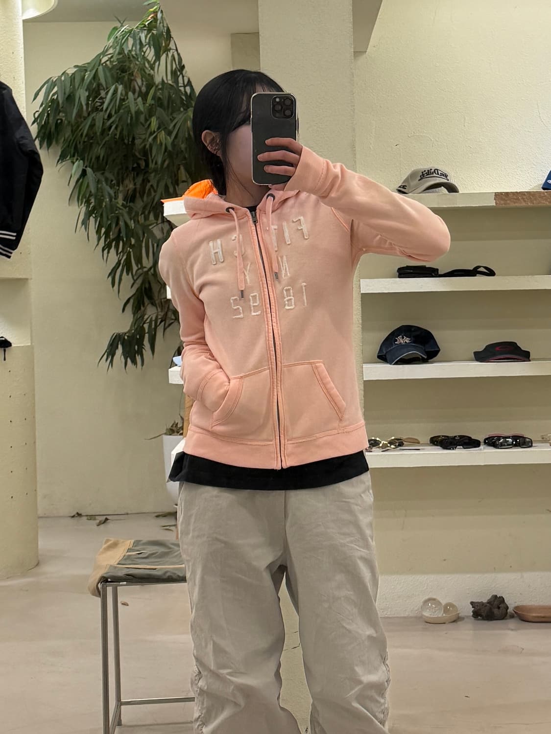 아베크롬비 피치 핑크 후드집업 U276 상품이미지1