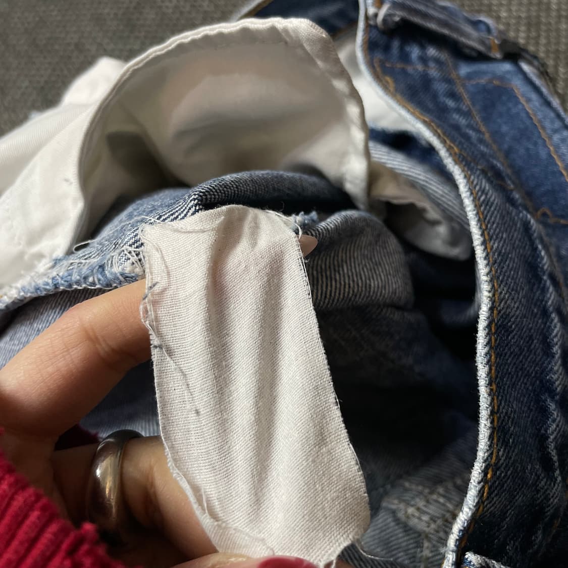 (34) 리바이스 중청 오렌지탭 데님 팬츠 상품이미지3