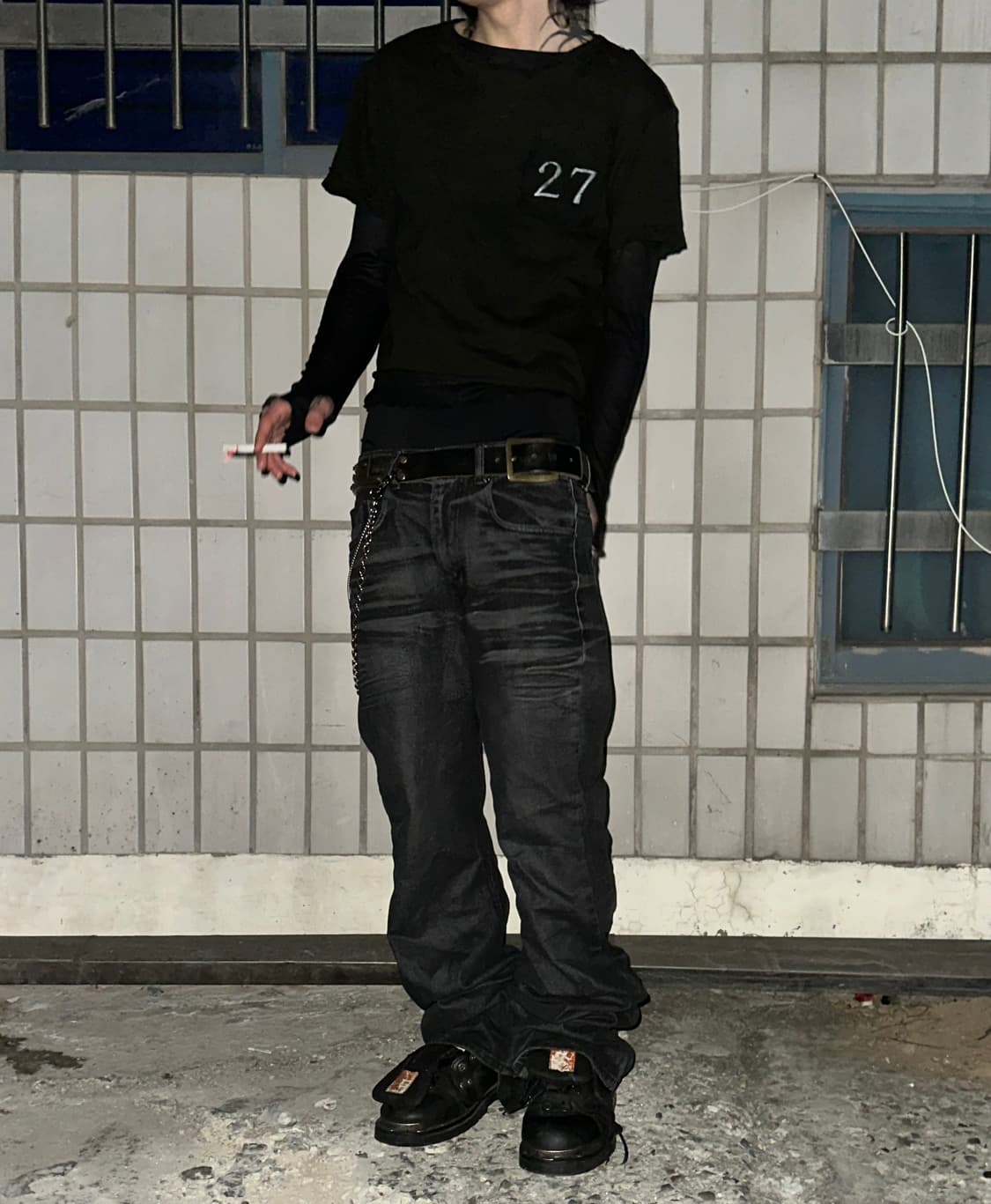 twenty7clubs destroyed half sleeves 상품이미지1