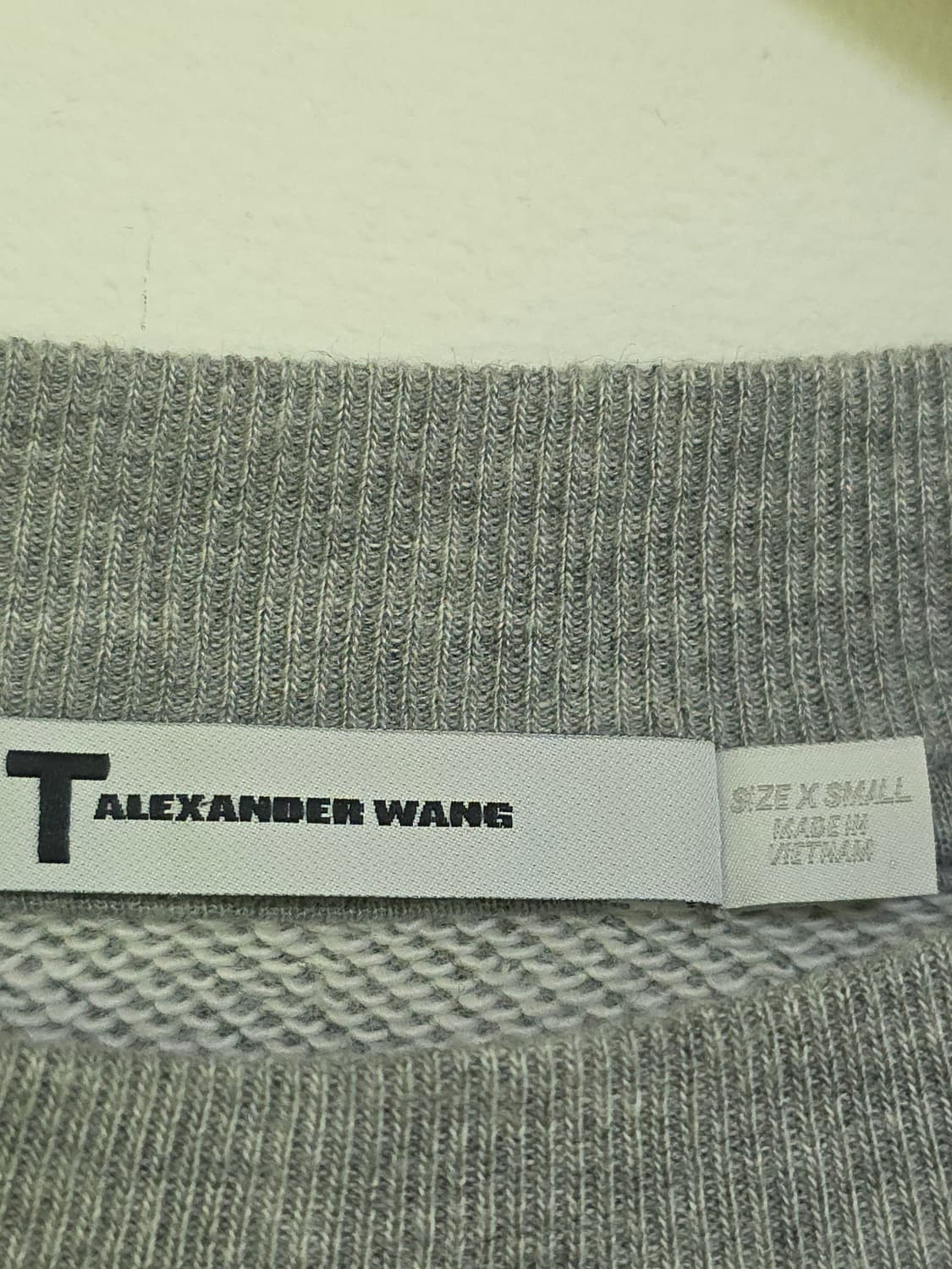 Alexander Wang 컷아웃 크롭 맨투맨 XS 상품이미지3