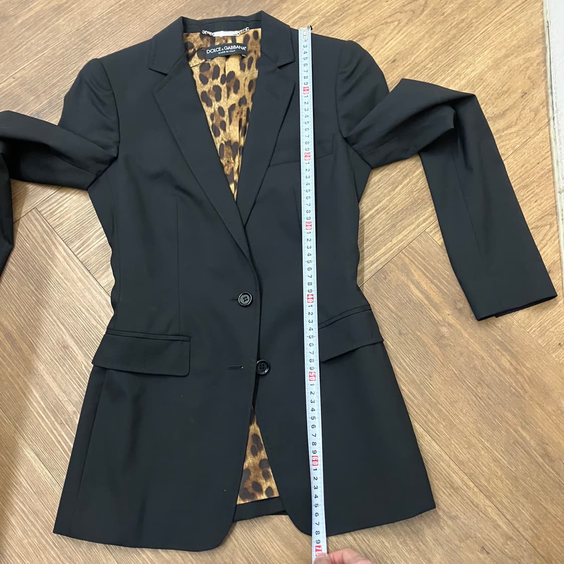 N314 돌체앤가바나 호피 블레이저 자켓 상품이미지9