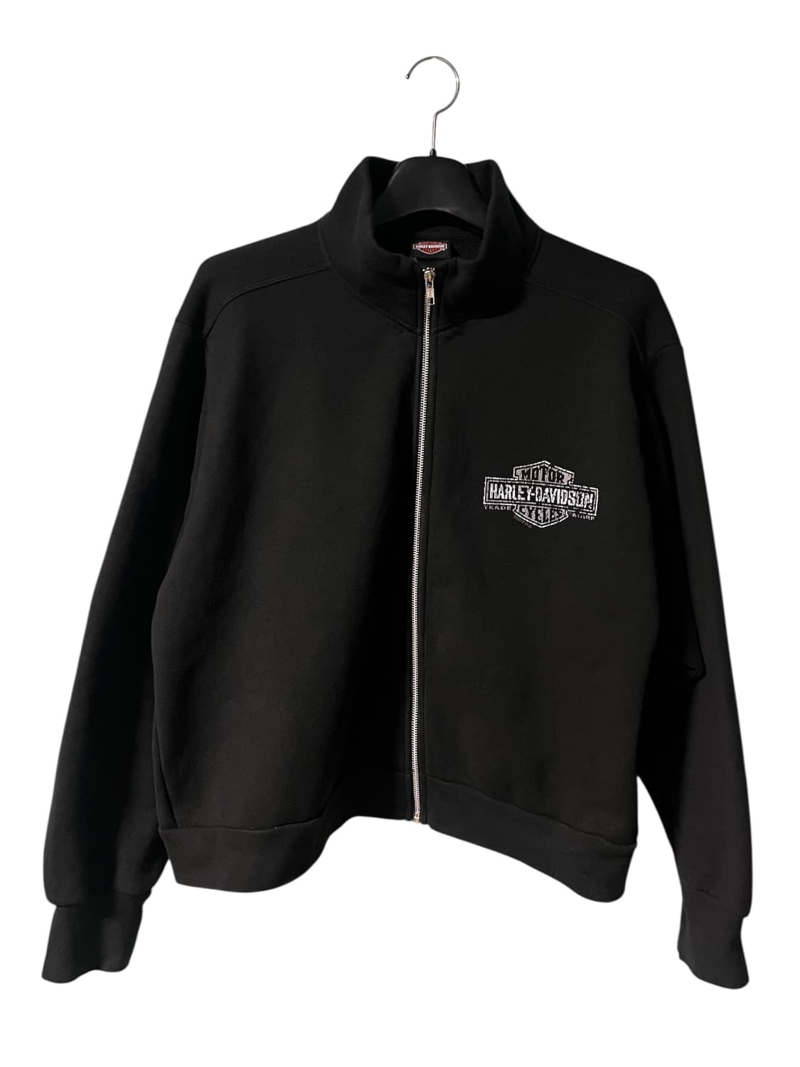 [3XL] 할리데이비슨 빈티지 스웻 집업자켓 블랙 상품이미지1