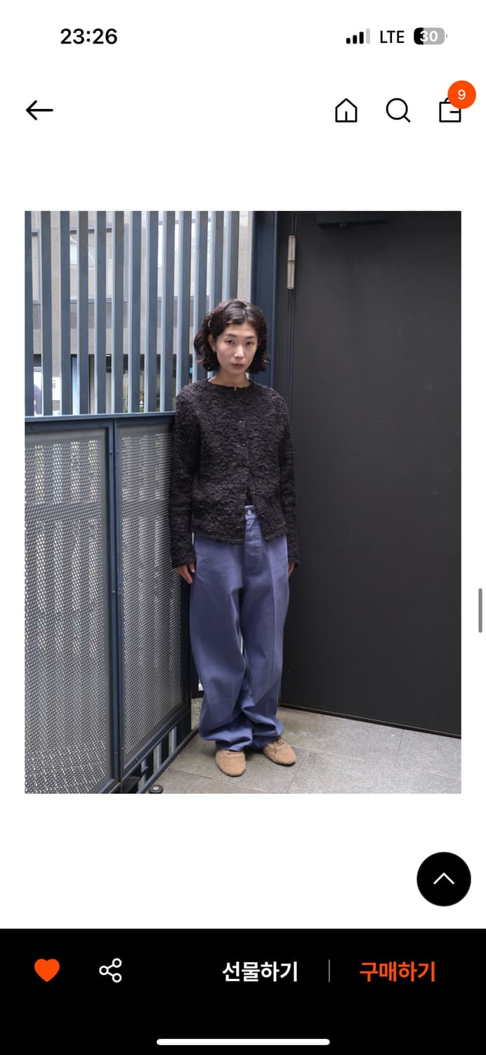 태이 taey Cinch back work pants (grape) 상품이미지1