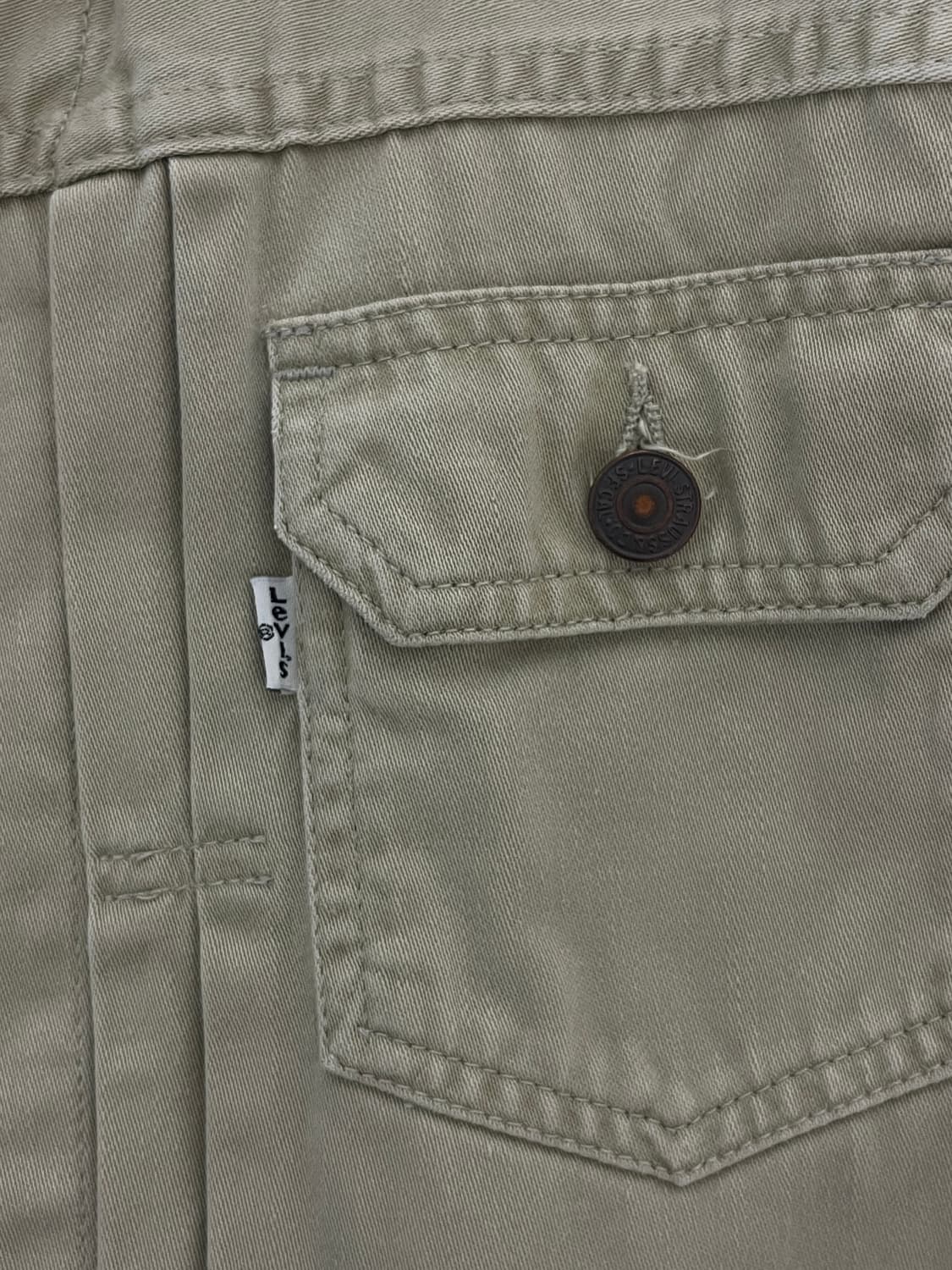 리바이스 화이트택 빈티지 트러커자켓 S 상품이미지4