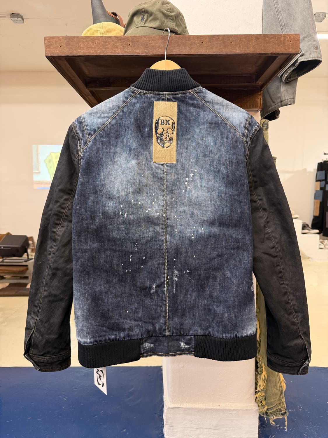 Buckaroo 버커루 스컬 데님 봄버 자켓 상품이미지6