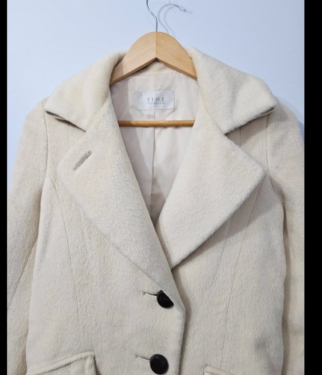 타임 TIME 아이보리 코트 ~55반 상품이미지2
