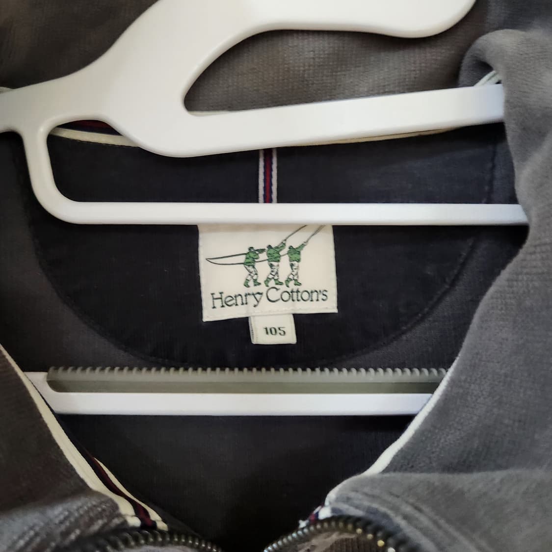 헨리코튼 코튼 반집업 니트105(L) 상품이미지5