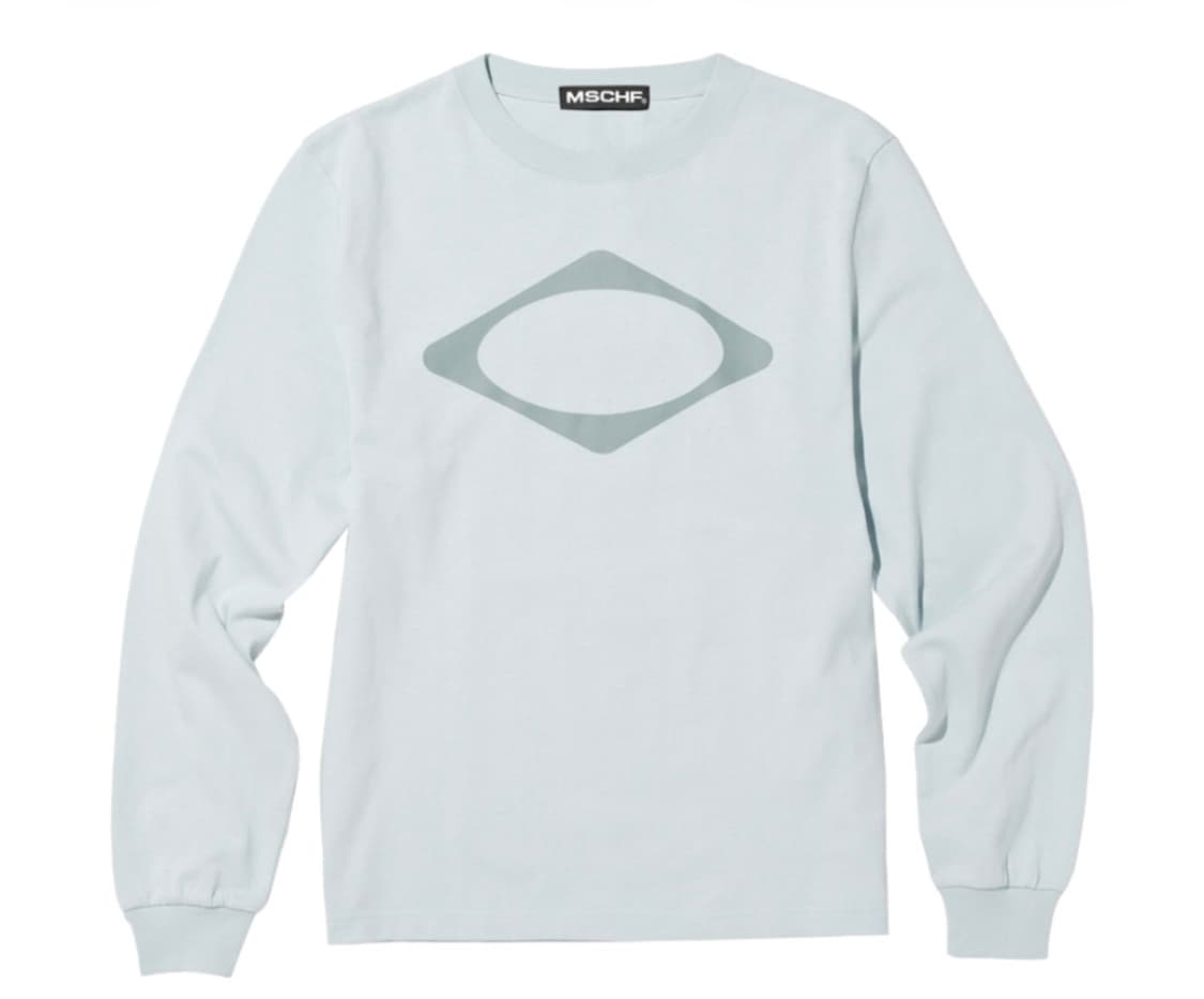 미스치프 롬버스 롱슬리브 스카이블루 상품이미지1