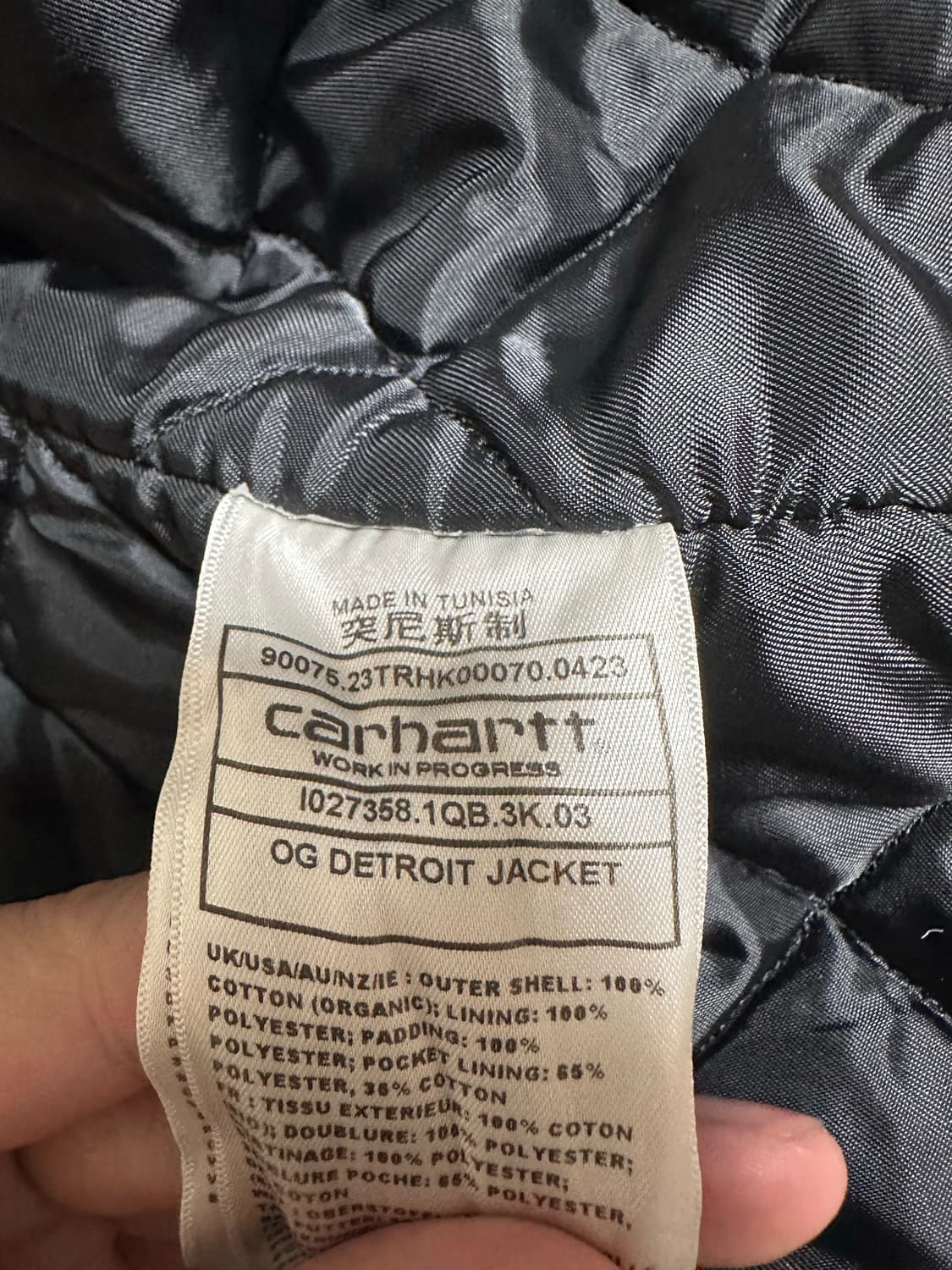 칼하트wip og디트로이트 딥해밀턴 상품이미지3