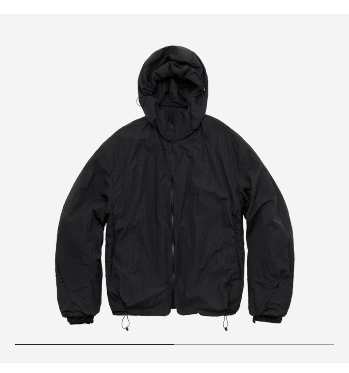 [3] 폴리테루 라이트 퍼퍼 자켓 1.5v 블랙 라후자 상품이미지1