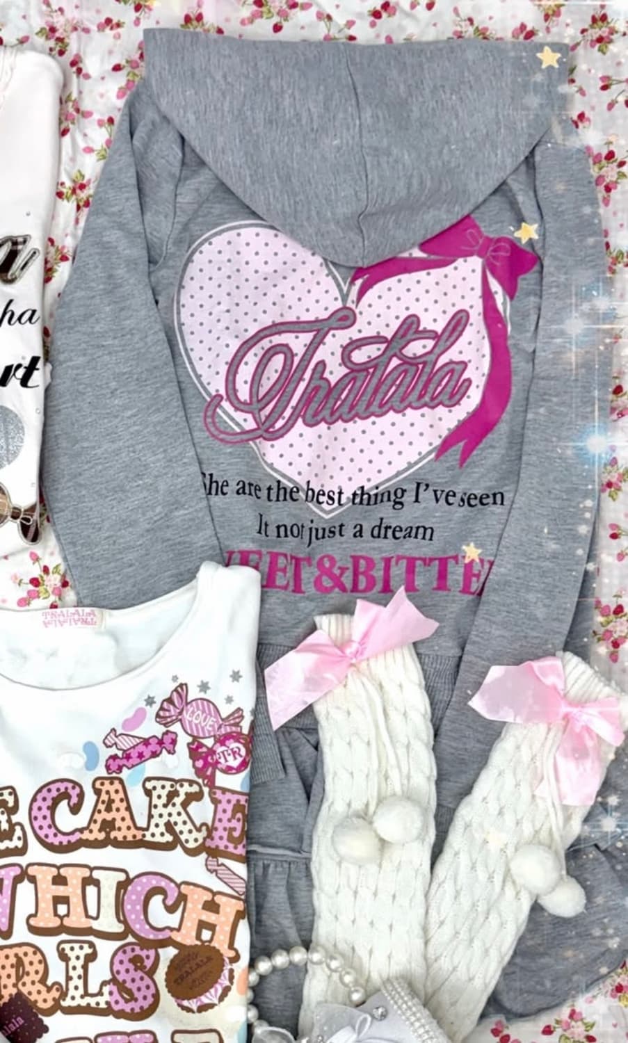 트랄라라 갸루깔 집업 원피스 상품이미지1