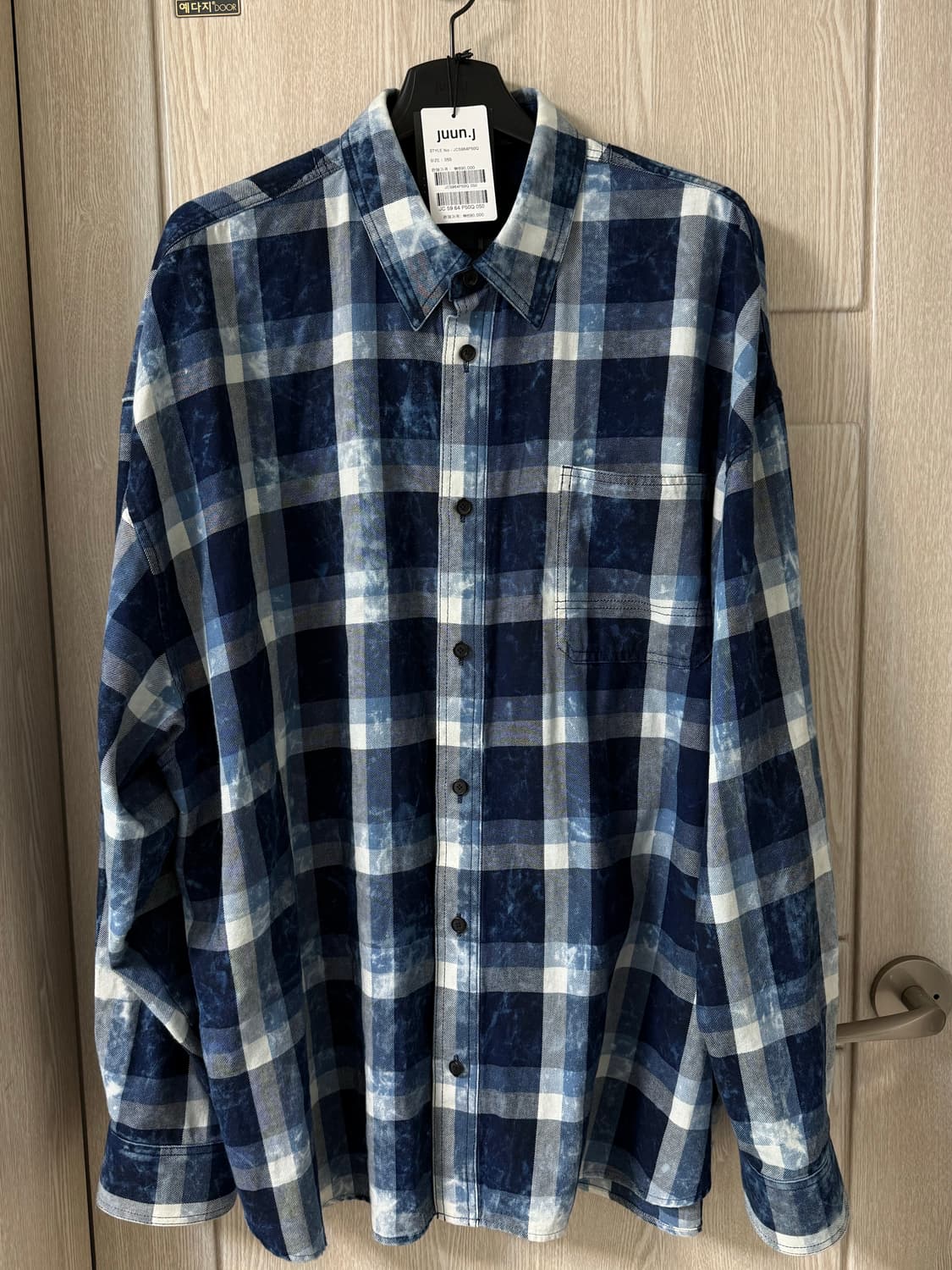 준지 25FW 아일랜드 워싱 블루셔츠 (이체가격) 상품이미지1