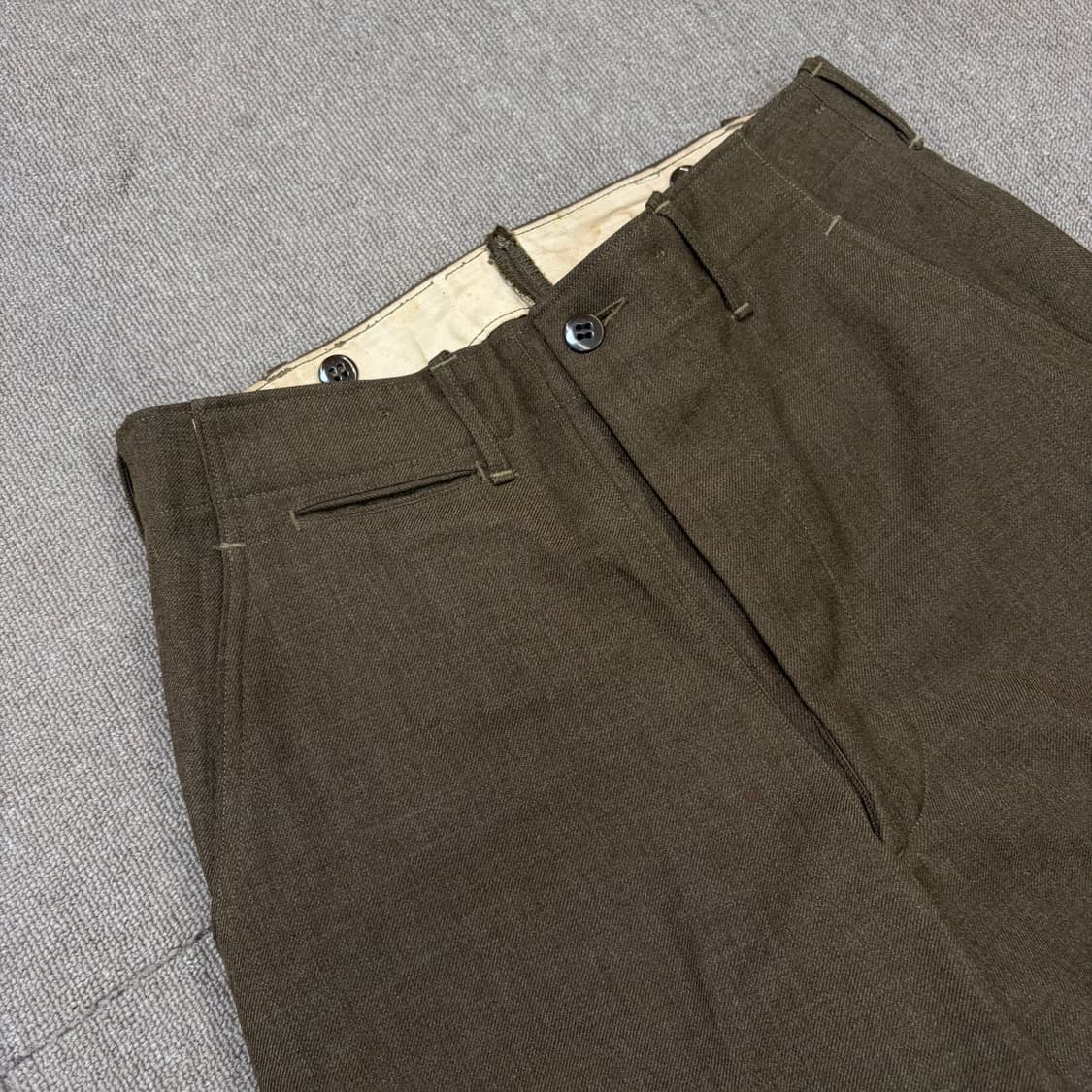 50s us army 미군 울 트라우저 오피서 팬츠  상품이미지2