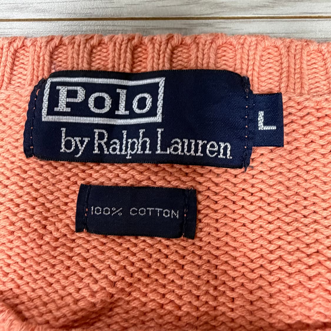 폴로 랄프로렌 오렌지 니트 L 상품이미지3