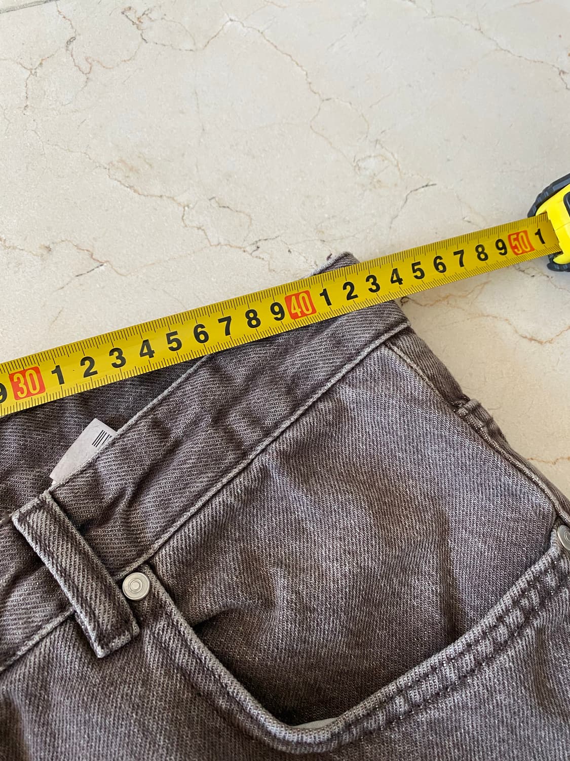 Zara 자라 배기핏 브라운 데님 와이드 청바지 리바이스 상품이미지4