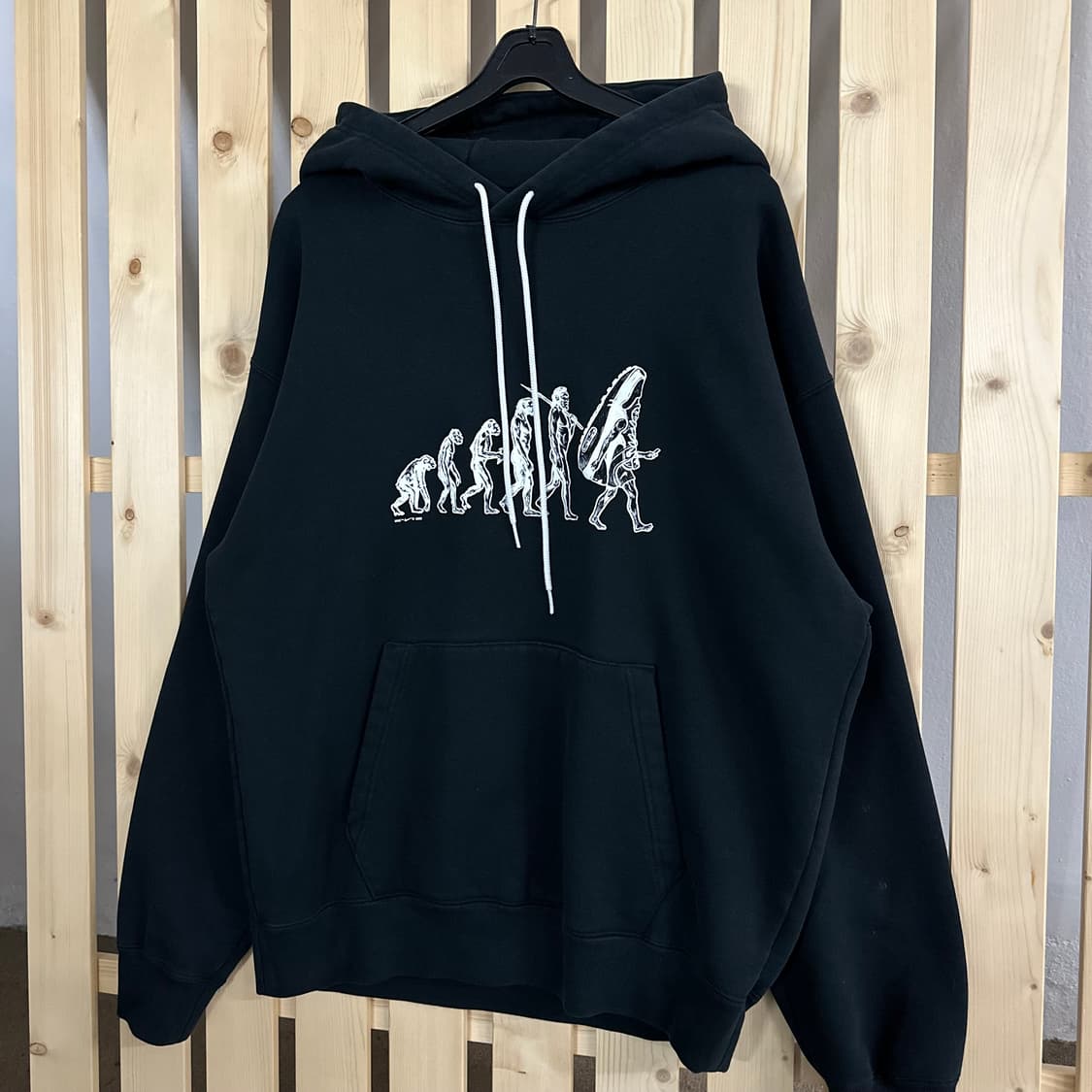 (L) 나이키 에볼루션 블랙 후드티 상품이미지2