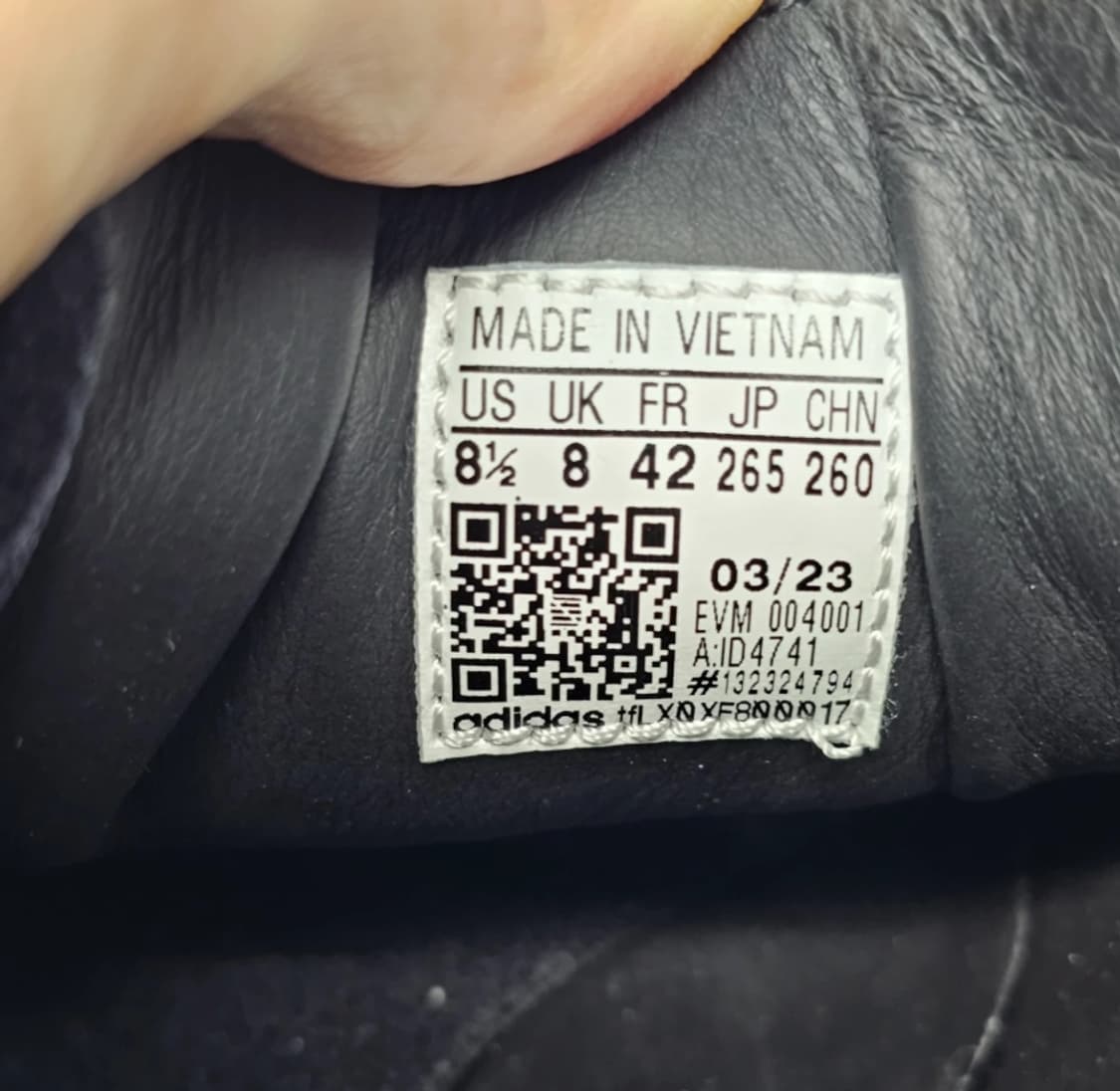 아디다스 올블랙 운동화 265mm 상품이미지9