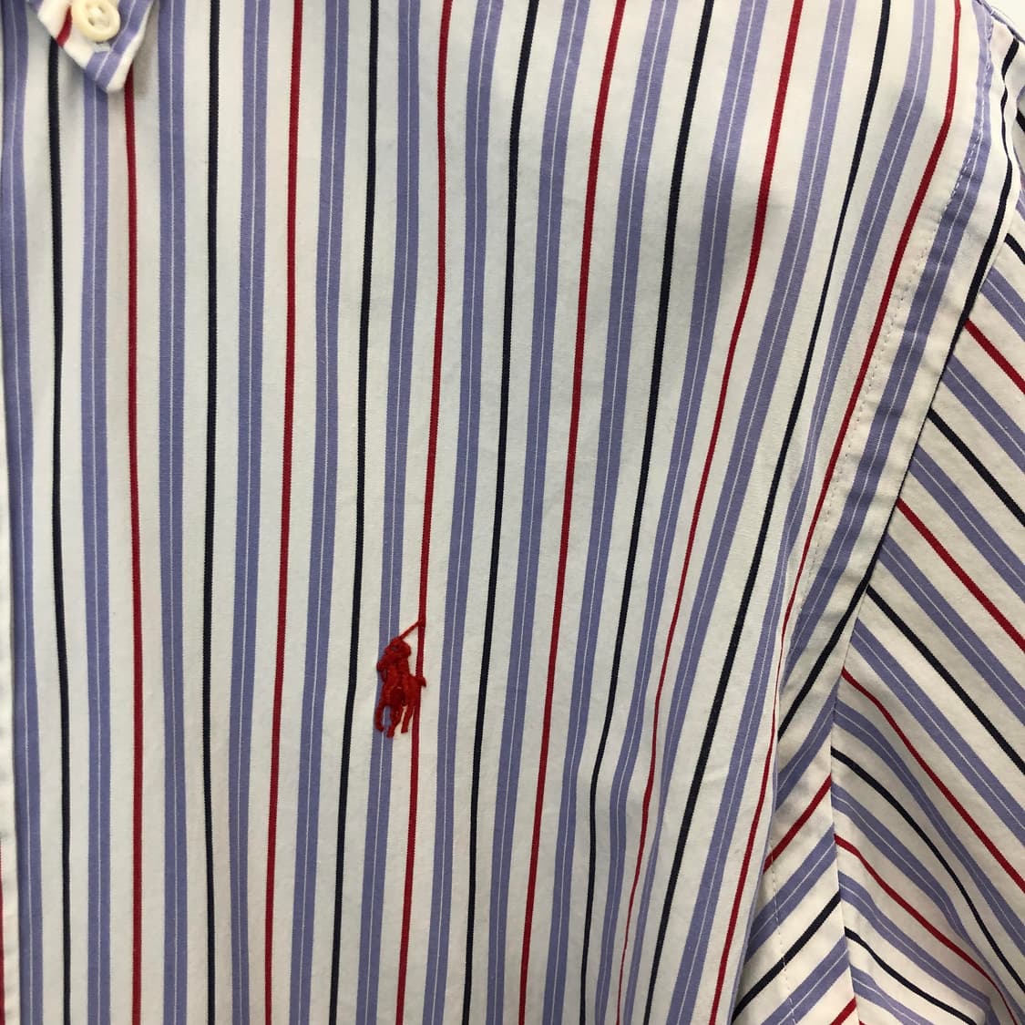 폴로 랄프로렌 커스텀핏 반팔셔츠 40 퍼플 상품이미지2