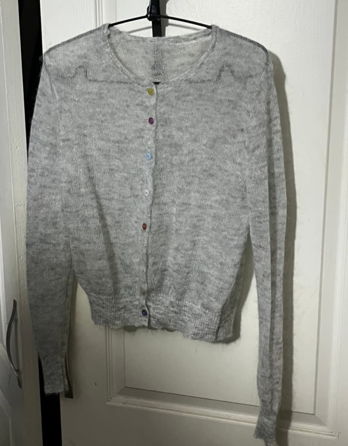 atelecen 컬러 버튼 니트 가디건  상품이미지2