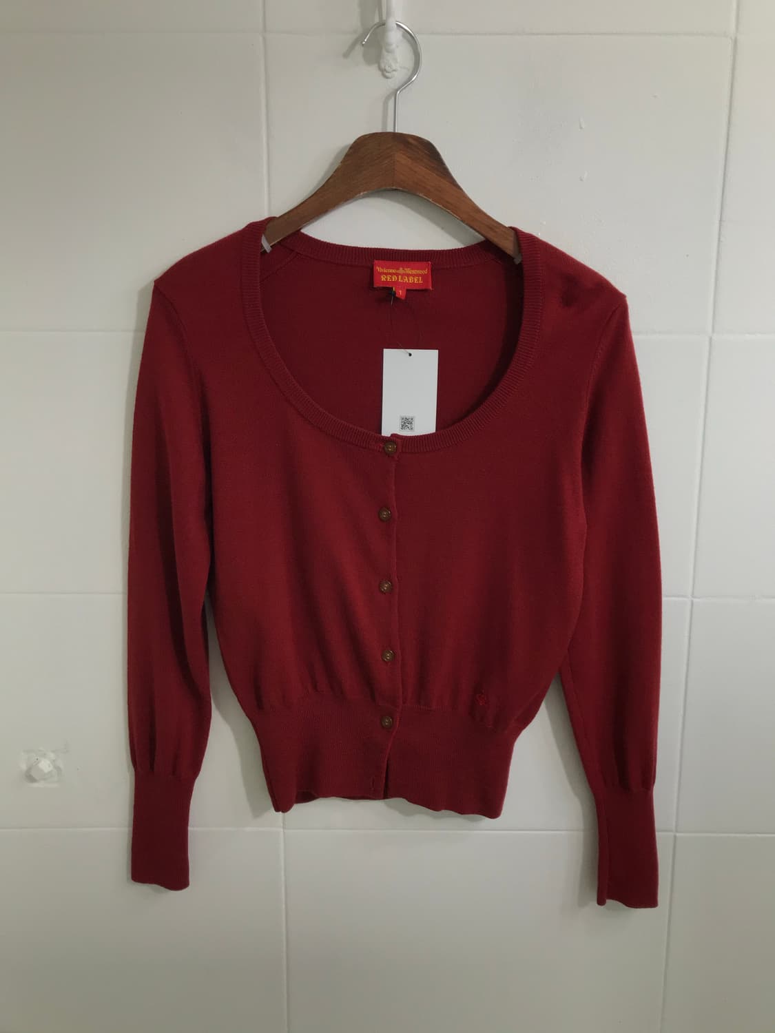비비안웨스트우드 레드 라벨 ORB 자수 로고 가디건 상품이미지3