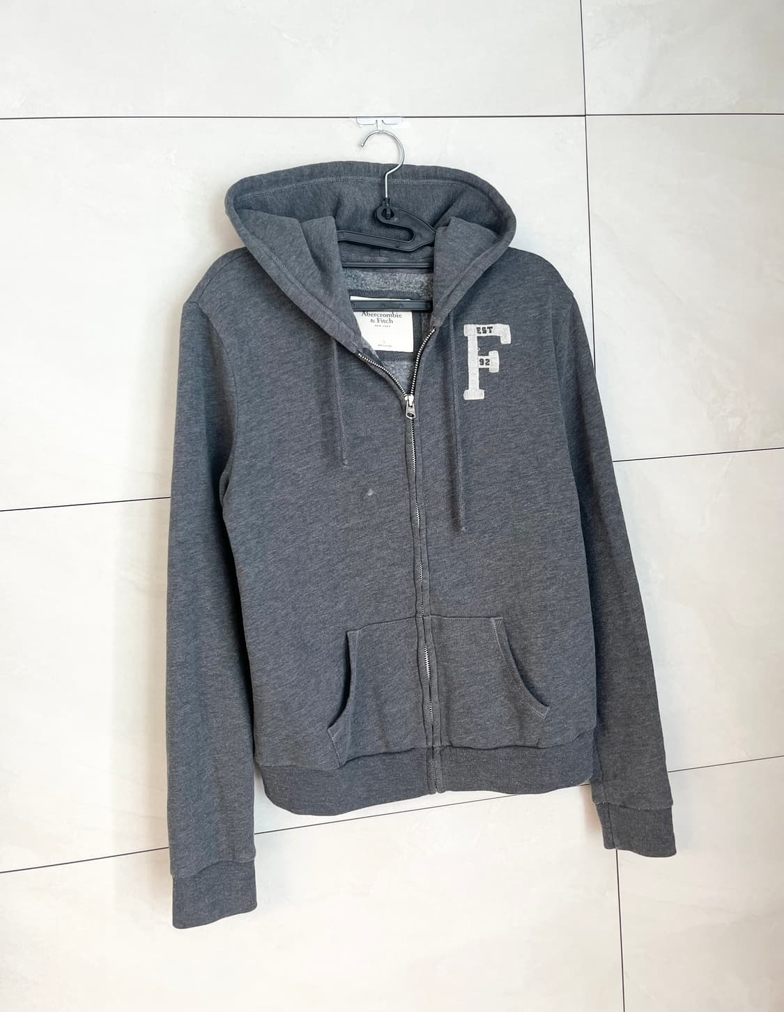 아베크롬비 후드집업 그레이 (L size)  상품이미지2