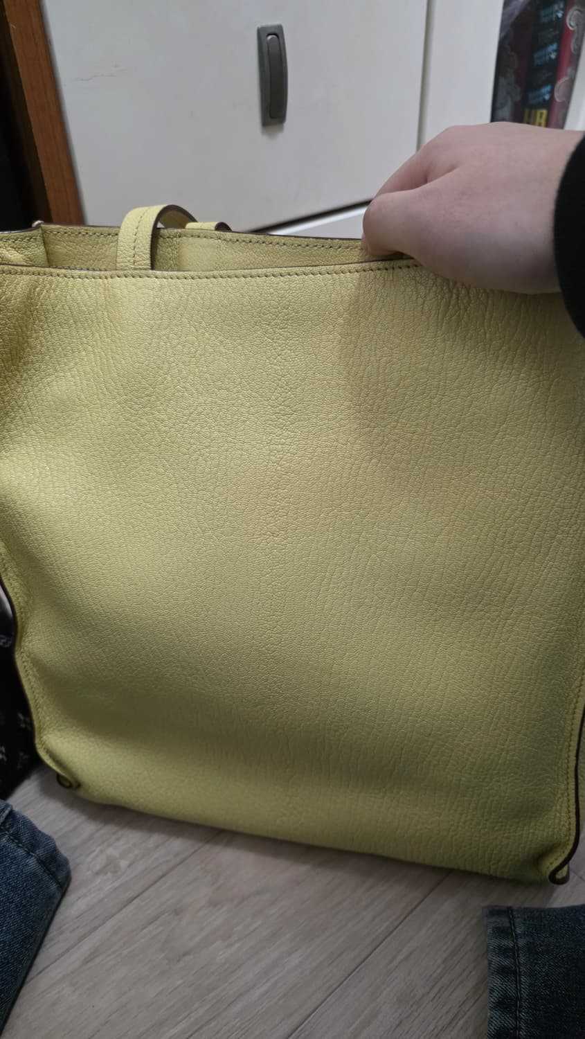 미우미우 마드라스 엠보싱 로고 레더 숄더백 상품이미지2