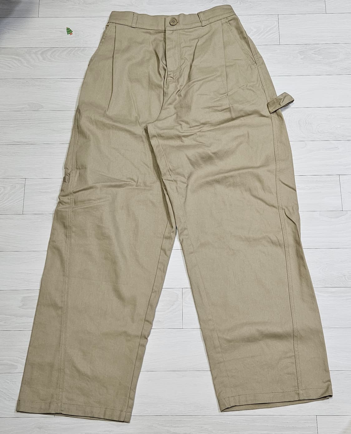 어반디타입 홈보이 벌룬 워크 팬츠_베이지 상품이미지4