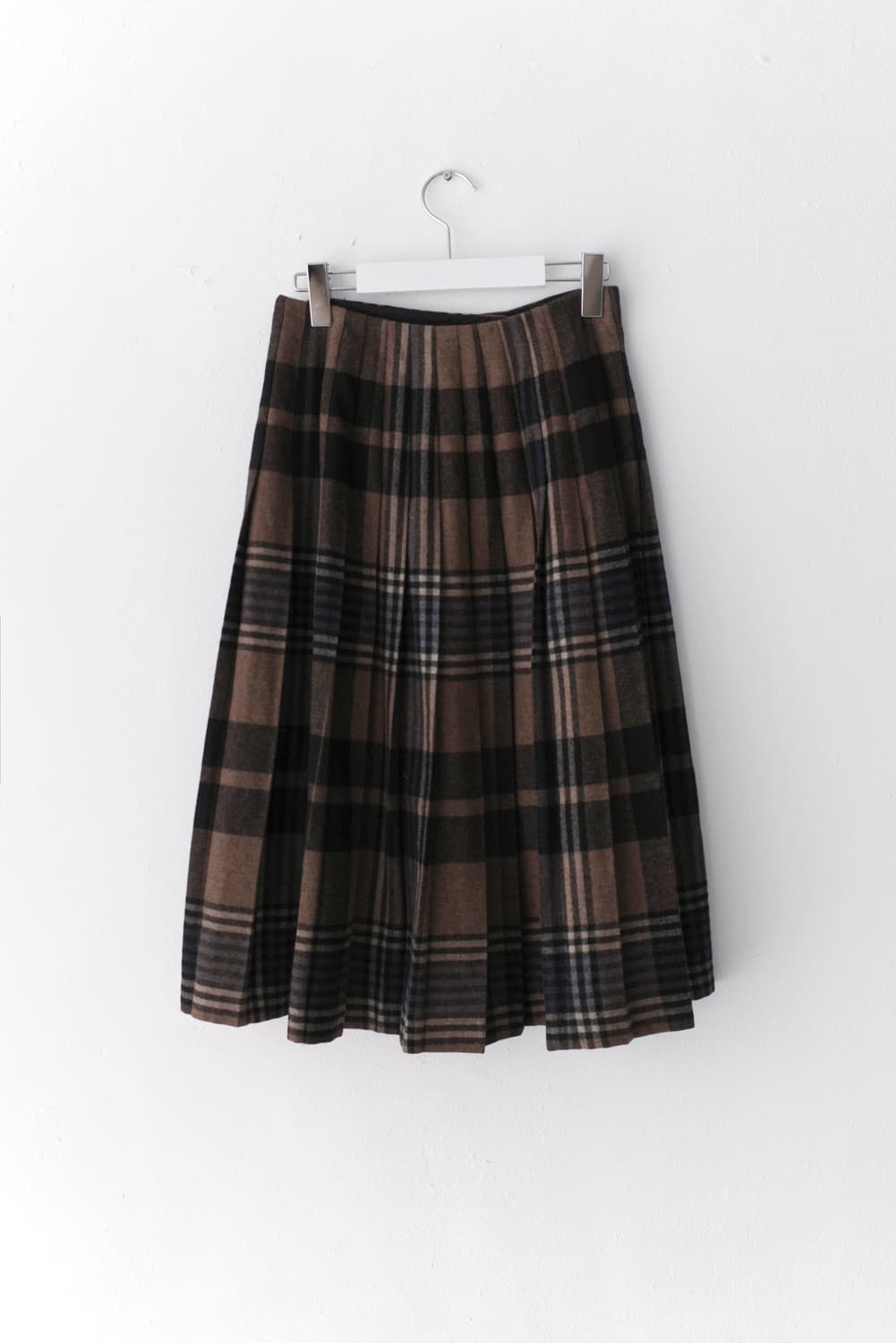 check wrap skirt 상품이미지1