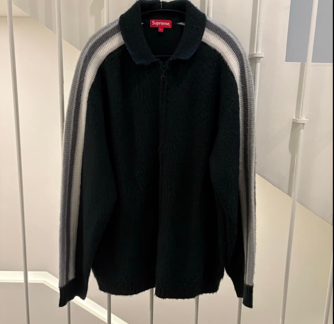Supreme Sleeve  Stripe Zip Up Sweater 상품이미지3