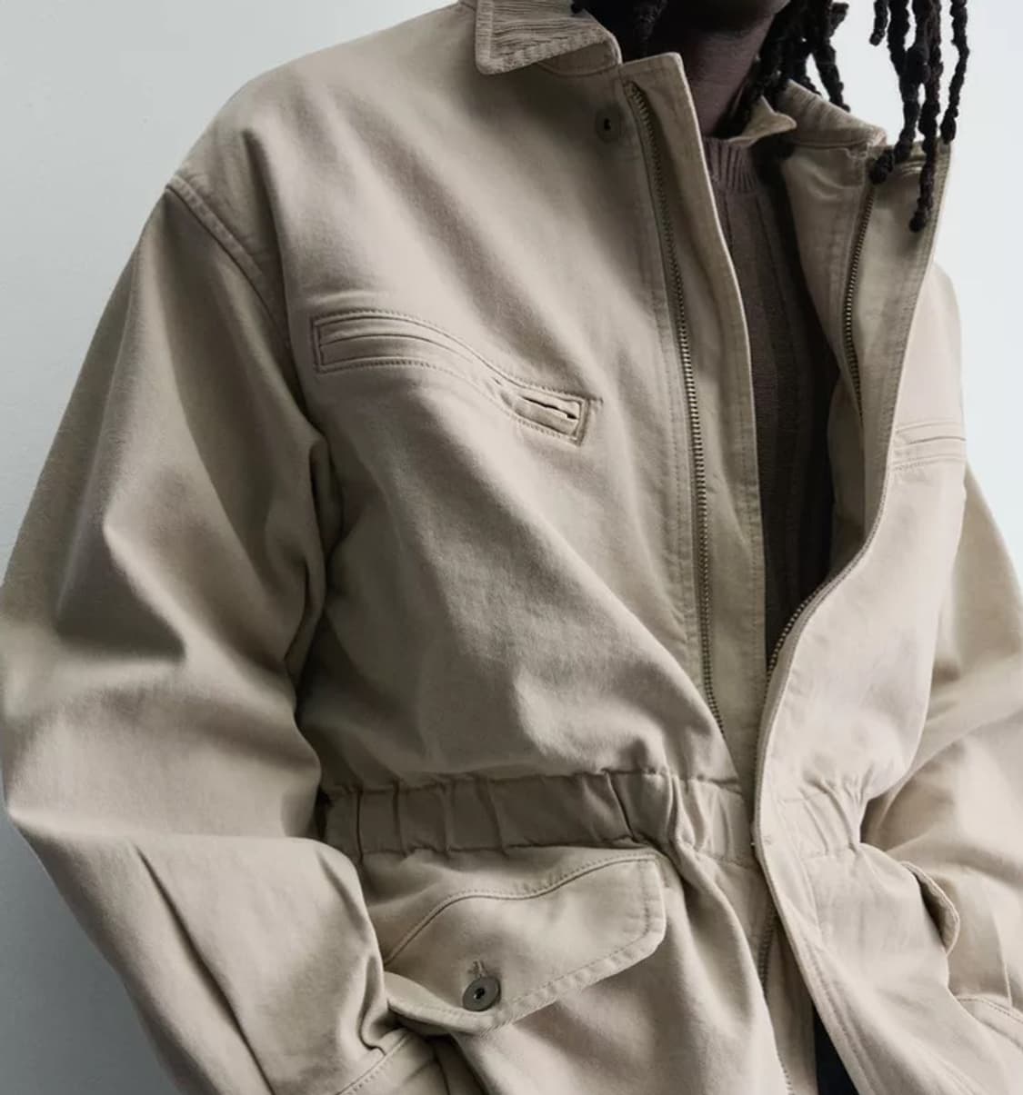 자라 벨트 자켓 상품이미지4