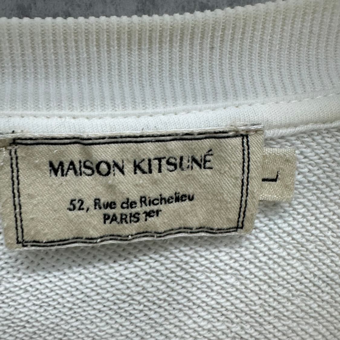 100 메종키츠네 파리지앵 남자 루즈핏 맨투맨 상품이미지3