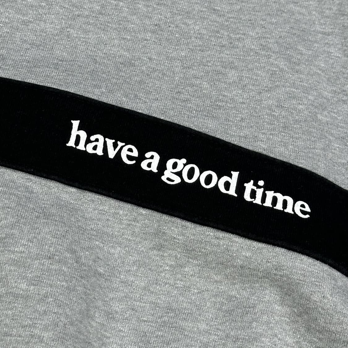 해브어굿타임 (해굿타) 그레이 크루넥 맨투맨 (M) 상품이미지3